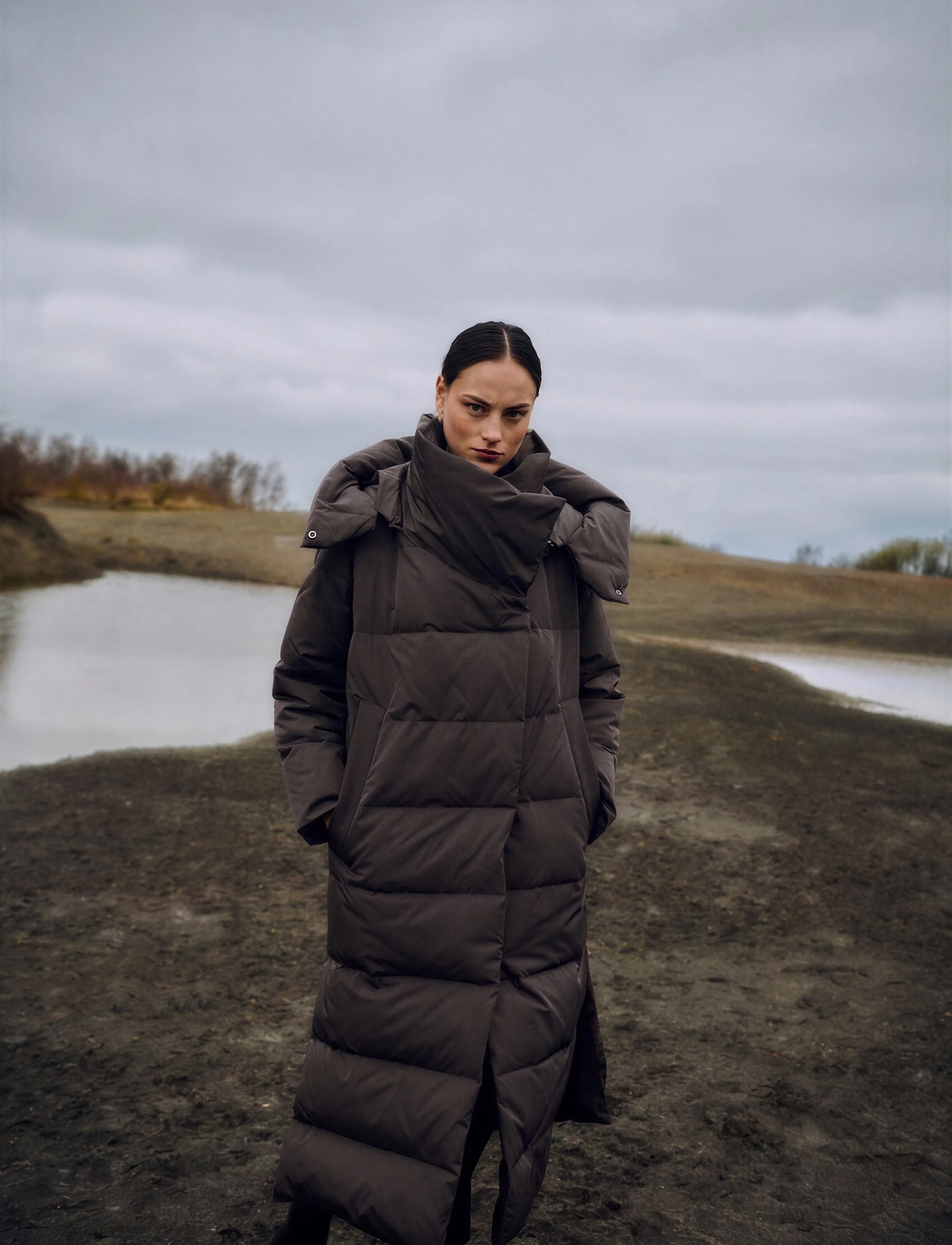 Copenhagen Muse CMMICCO-HAT-COAT - Winterjacken - MULCH / brown