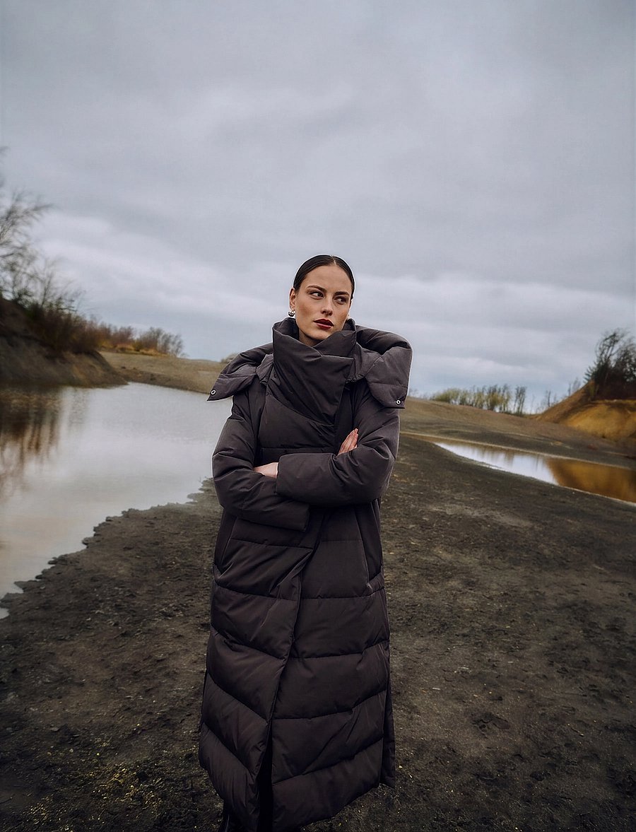 Copenhagen Muse - CMMICCO-HAT-COAT - vinterjakker - mulch - 3