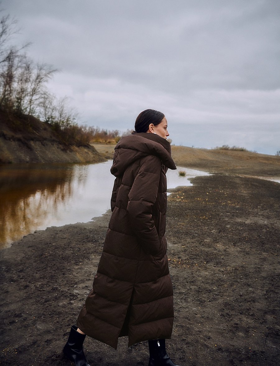 Copenhagen Muse - CMMICCO-HAT-COAT - vinterjakker - mulch - 5