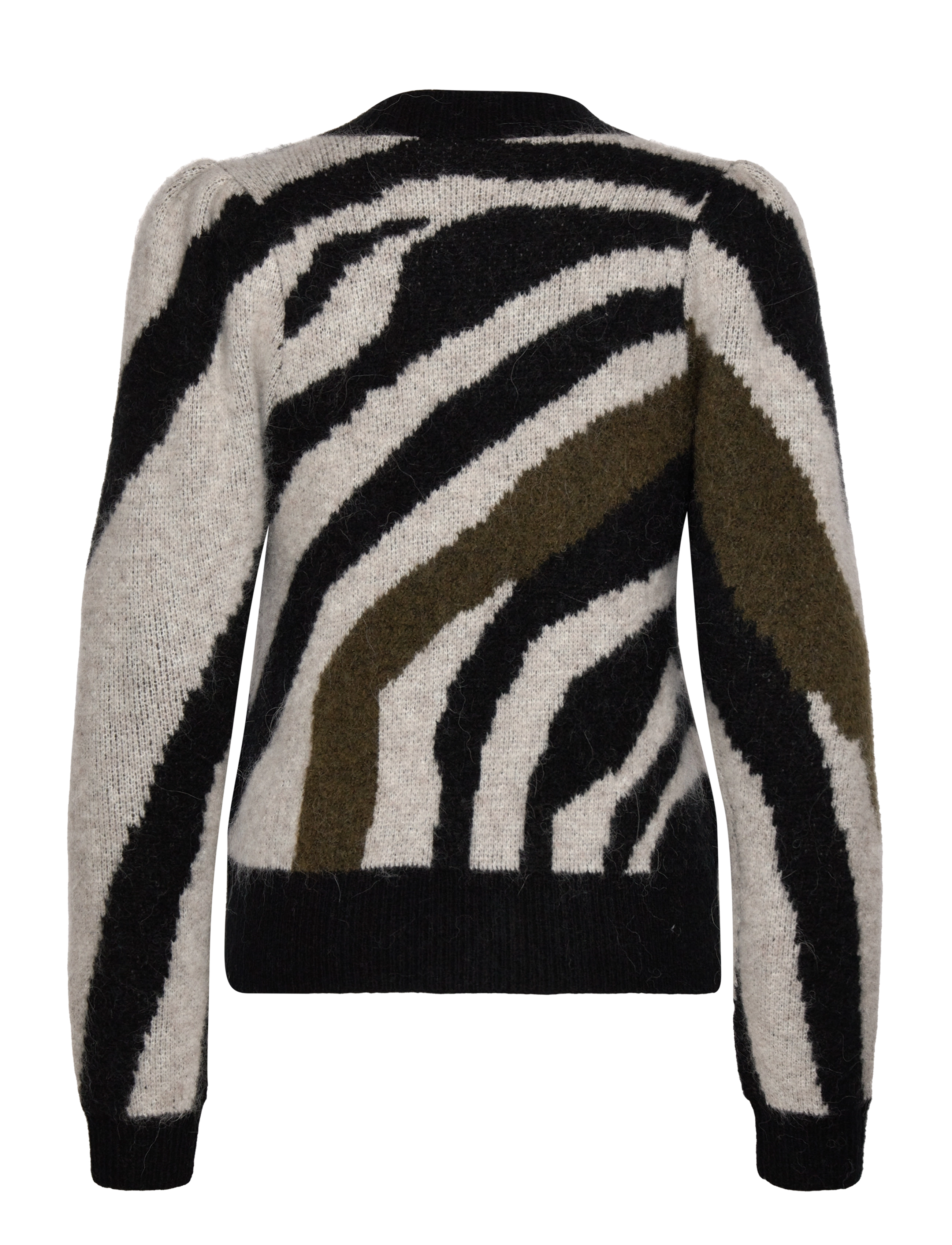 Copenhagen Muse - CMIBRA-CARDIGAN - peyote w. black - 1