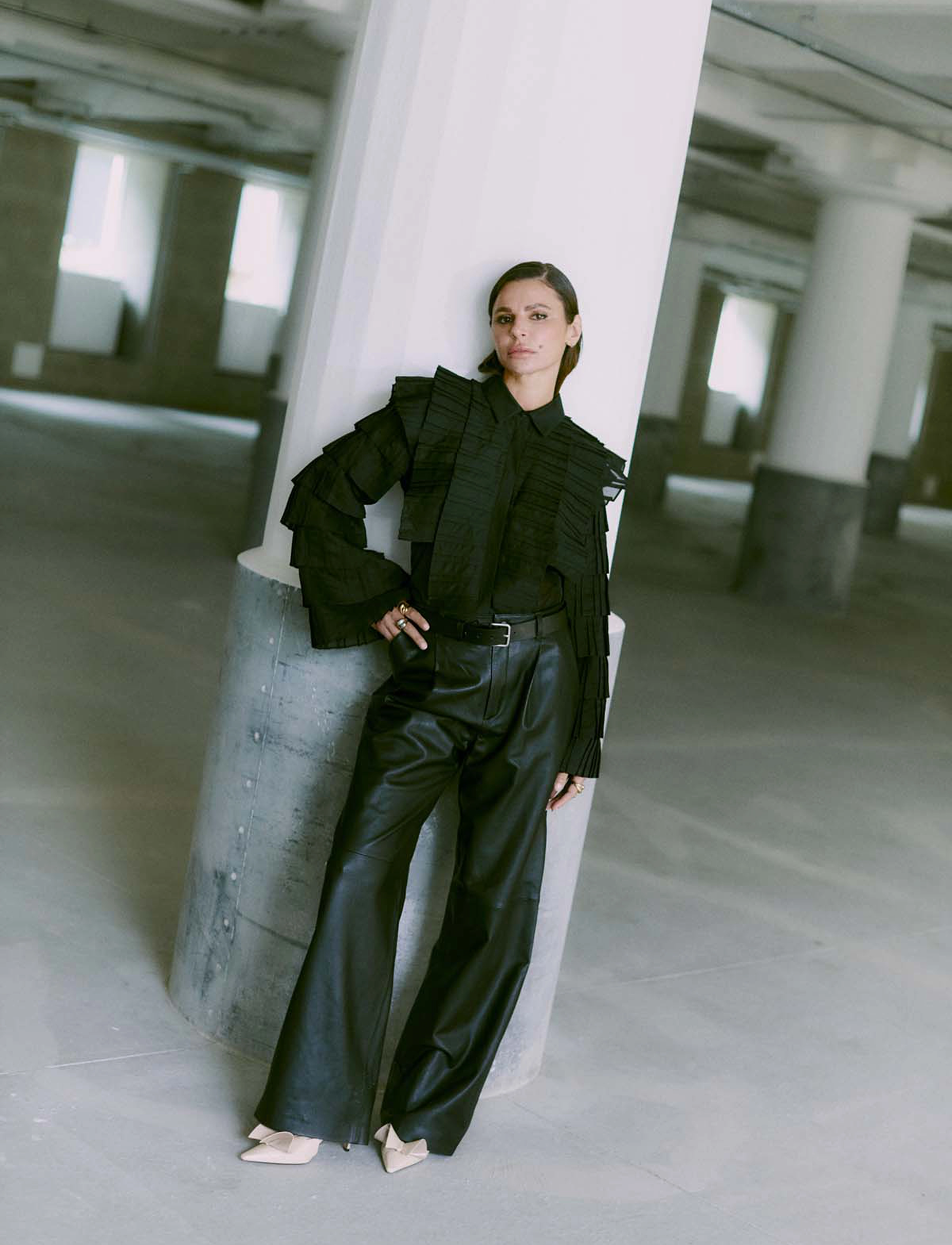 Copenhagen Muse - CMBLUEBELL-SHIRT - black - 3