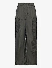 Copenhagen Muse - CMWOOD-PANTS - bukser med brede ben - military olive w. black - 0