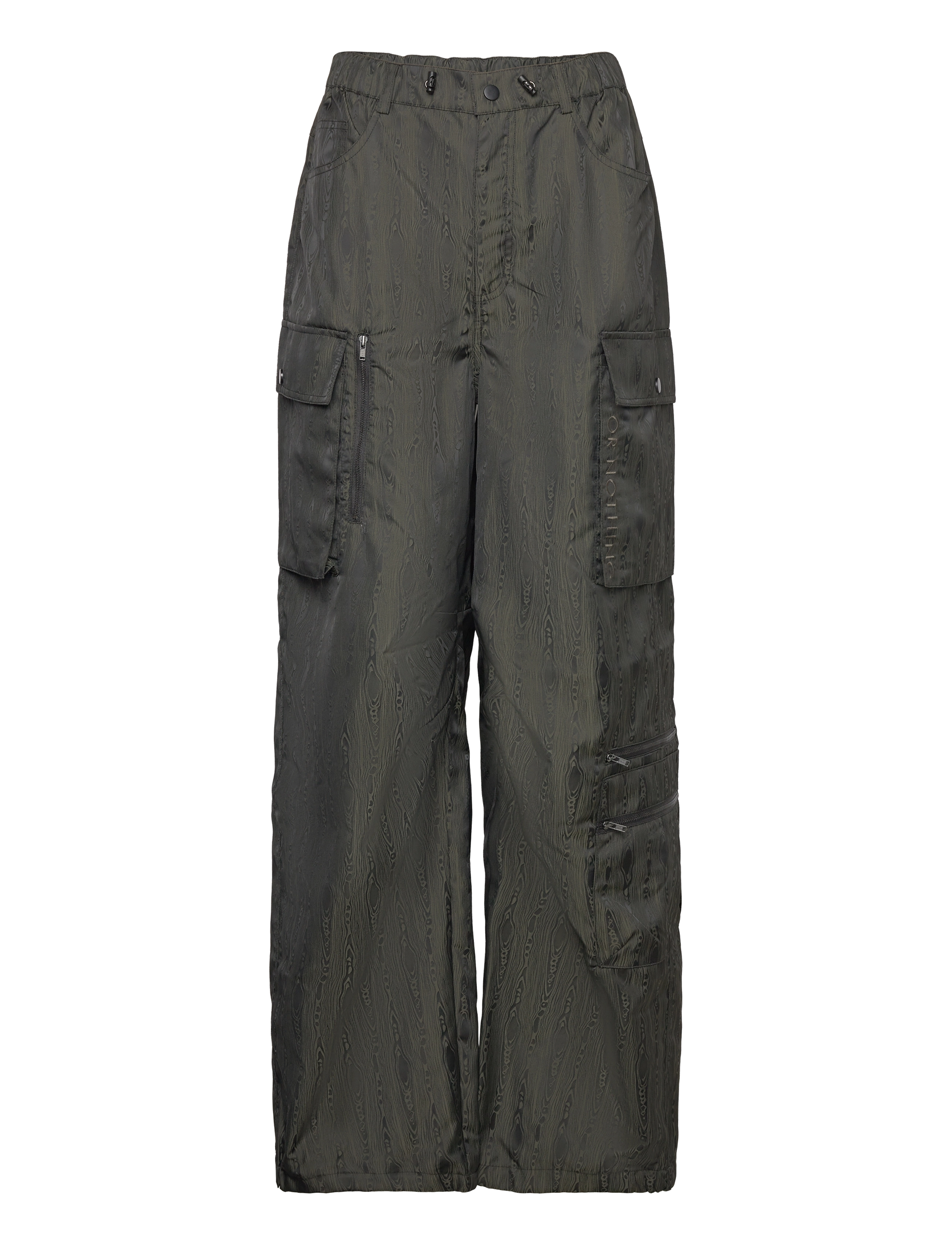 Copenhagen Muse CMWOOD-PANTS - Püksid - MILITARY OLIVE W. BLACK / black