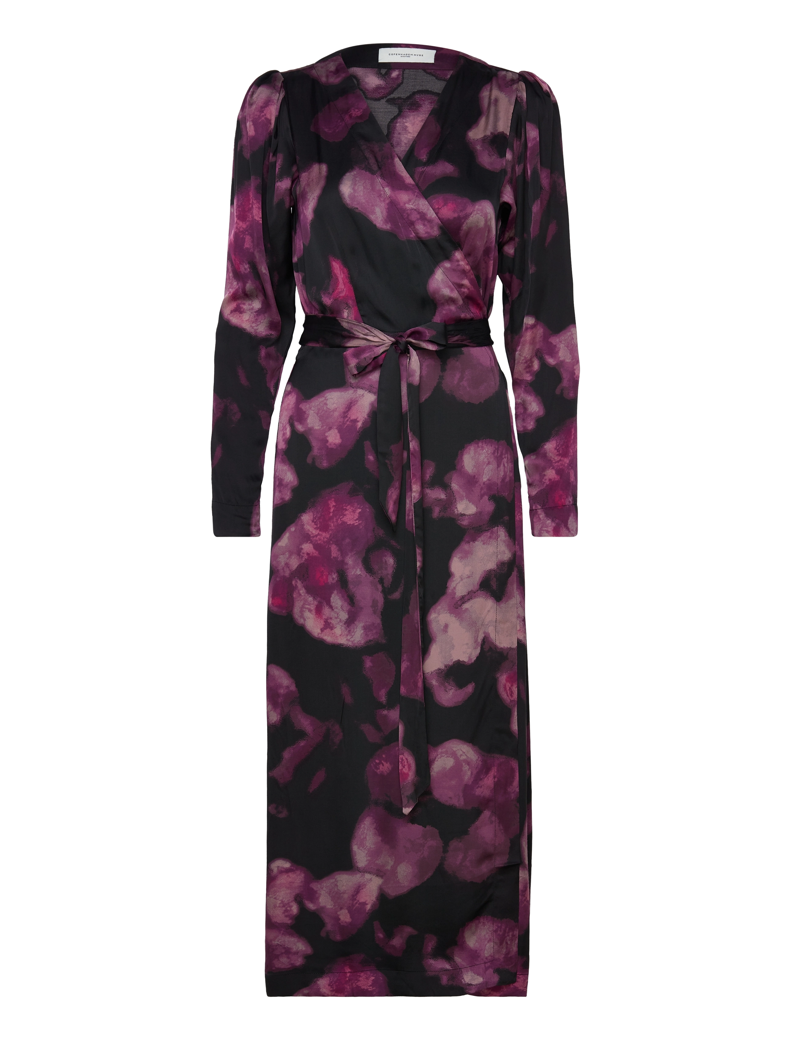 Copenhagen Muse CMSABINA-PLIGA-DRESS - Klänningar - BLACK W. FUCHSIA PINK / black