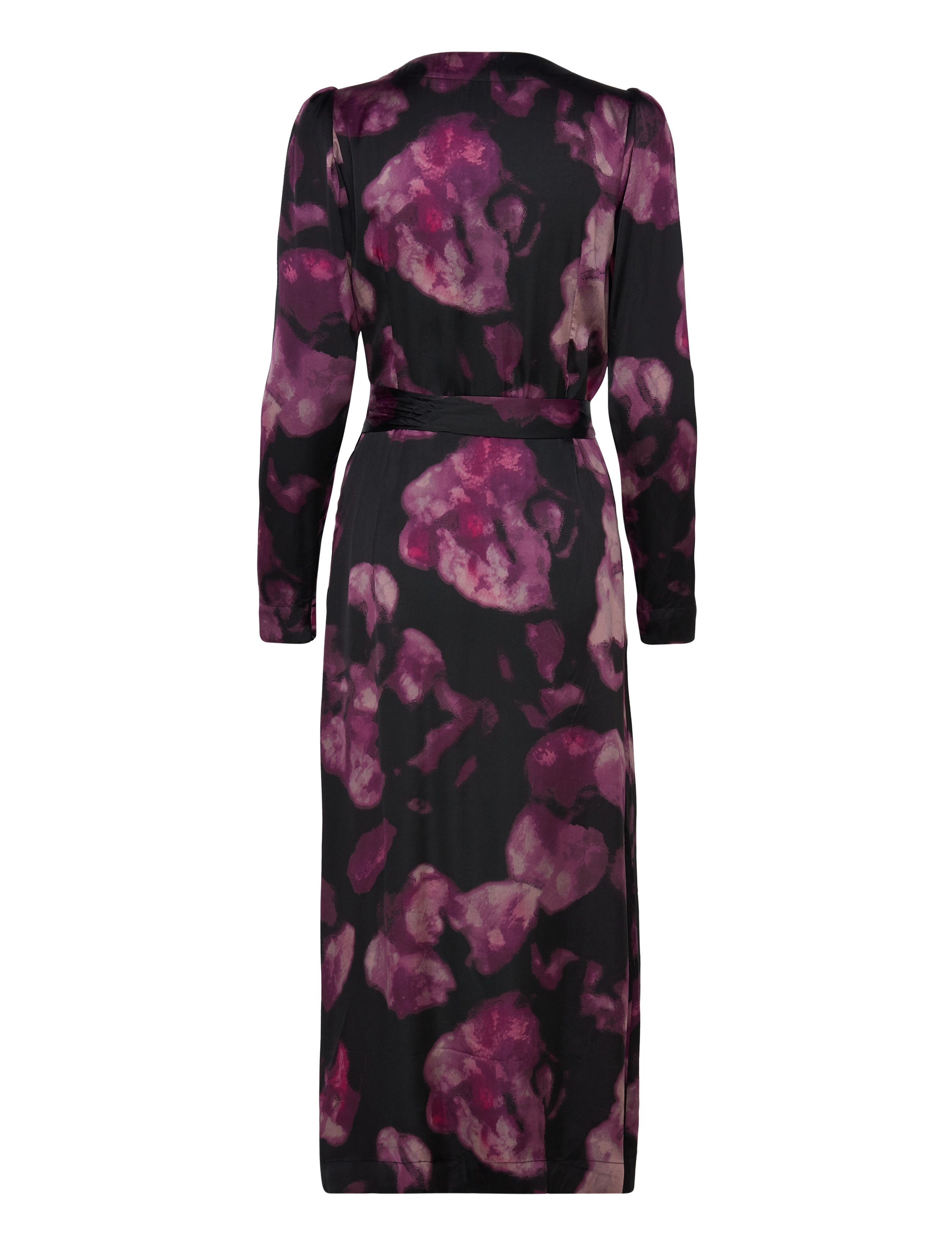 Copenhagen Muse - CMSABINA-PLIGA-DRESS - slå-om-kjoler - black w. fuchsia pink - 1