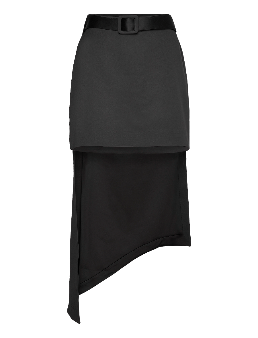 Copenhagen Muse - CMSHINE-SKIRT - midi nederdele - black - 1