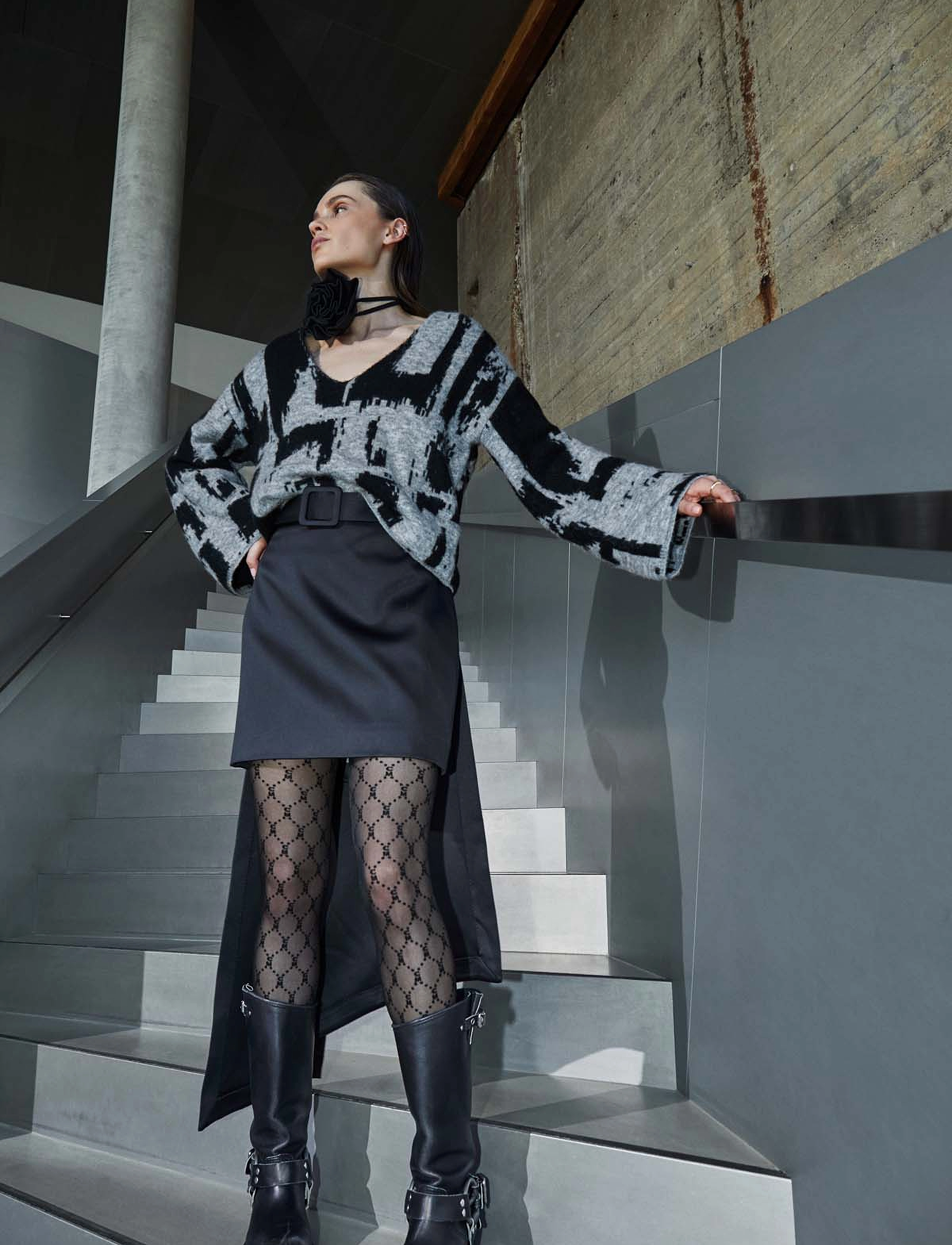 Copenhagen Muse CMSHINE-SKIRT - Midi-Röcke - BLACK / black