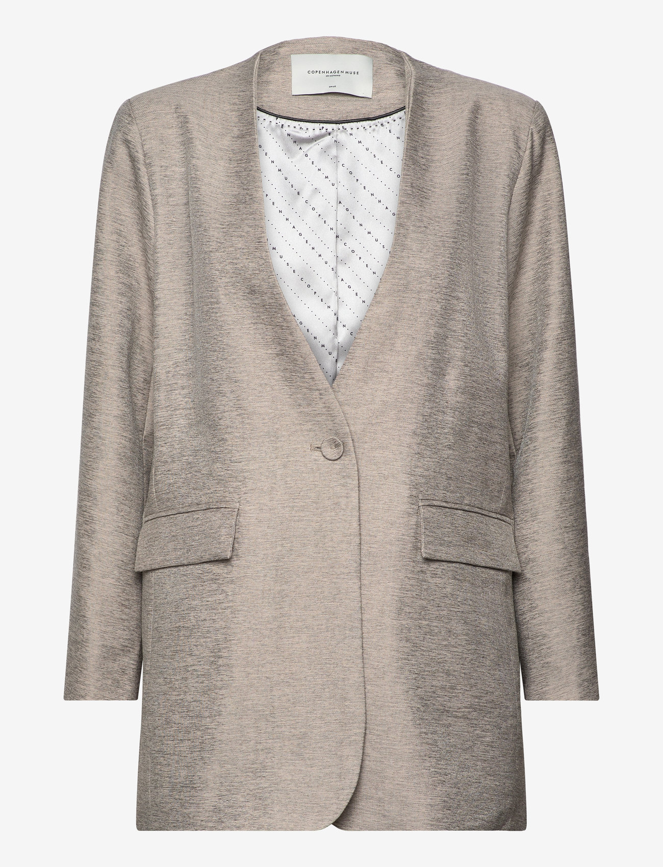 Copenhagen Muse - CMCILLY-V-SHAPE-BLAZER - einreihige blazer - peyote - 1