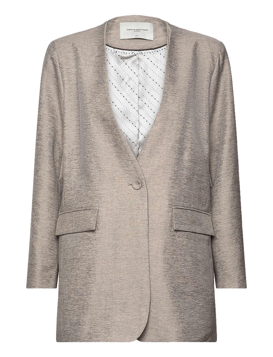 Copenhagen Muse - CMCILLY-V-SHAPE-BLAZER - marynarki z pojedynczym zapięciem - peyote - 1