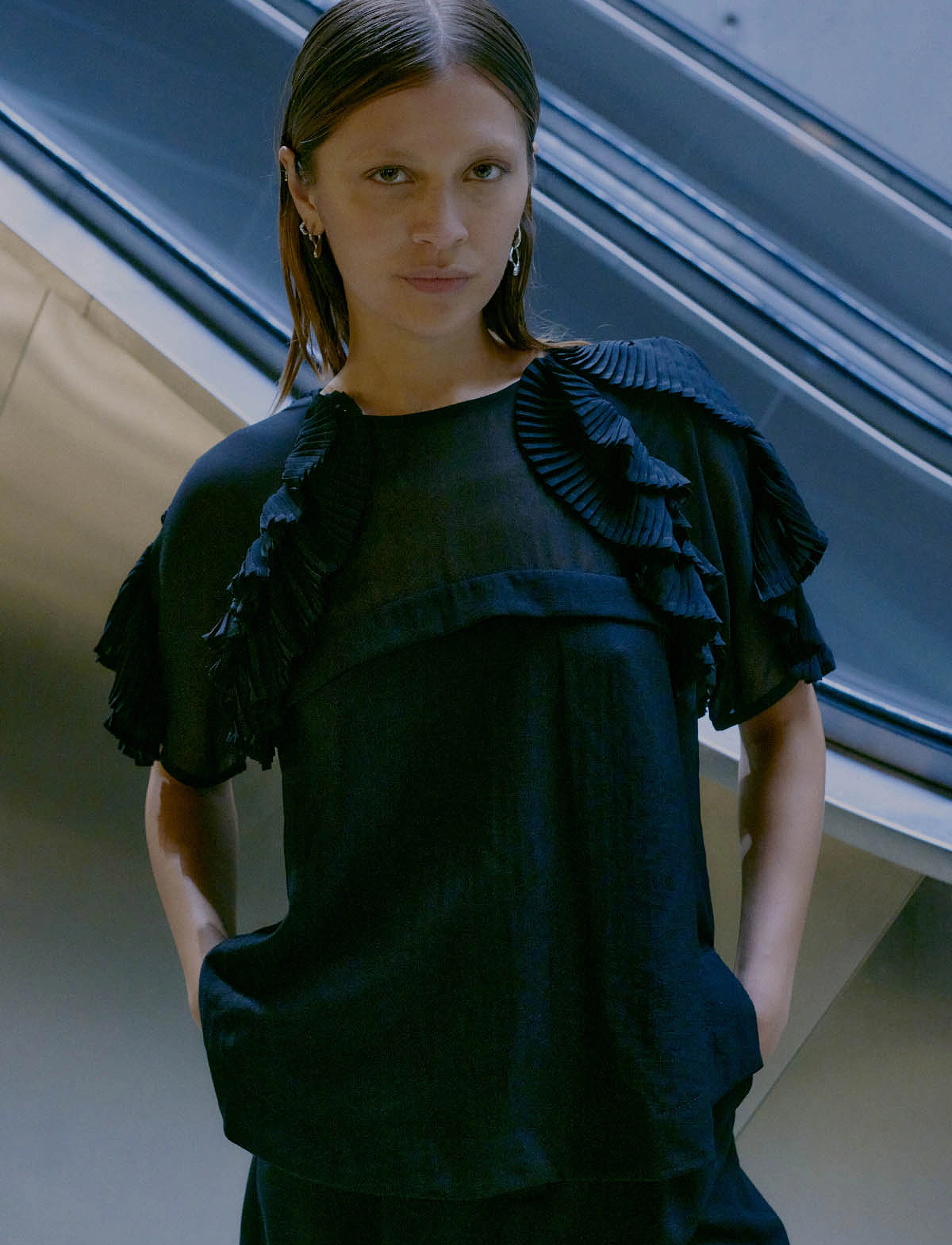 Copenhagen Muse - CMKIRA-BLOUSE - black - 3