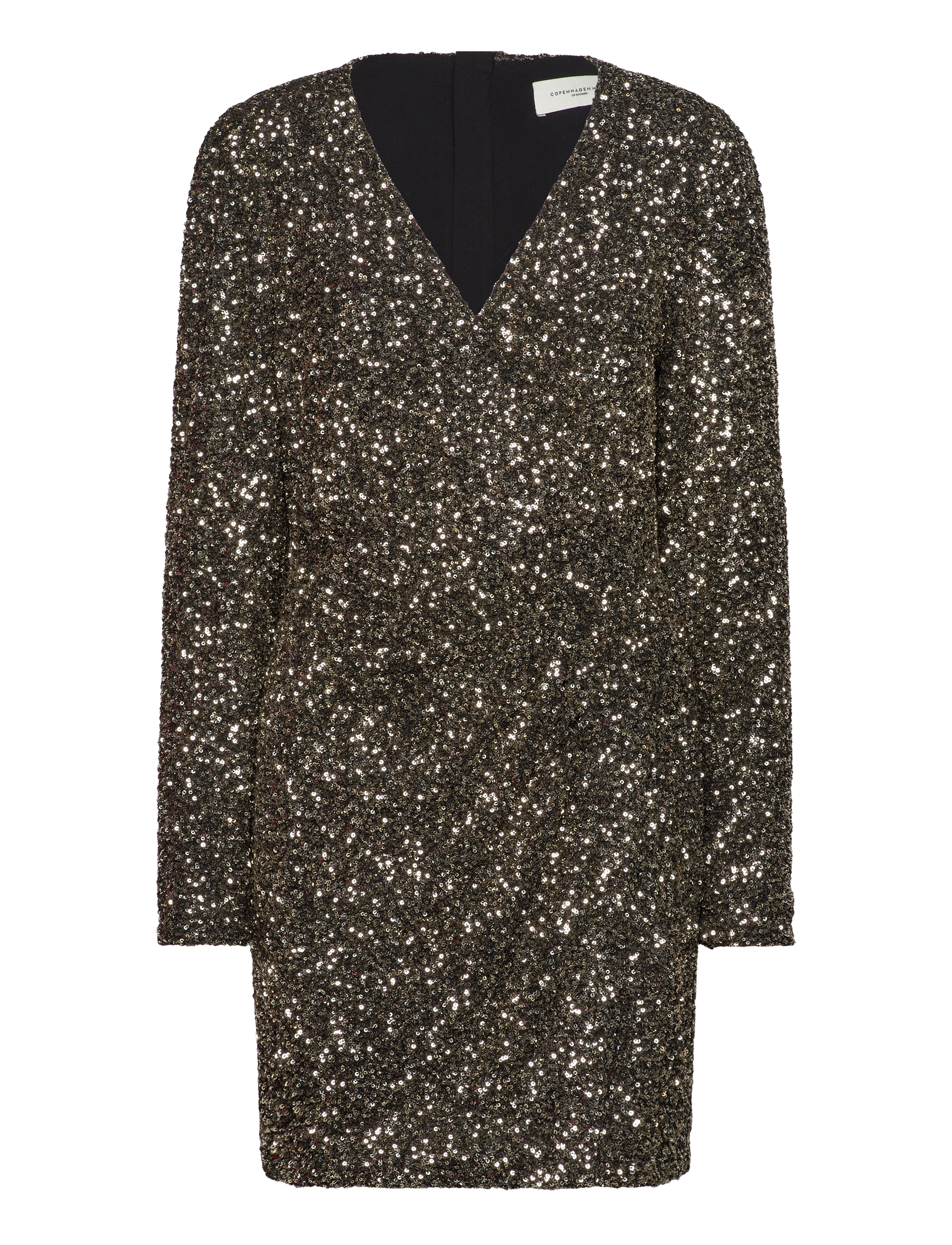 Copenhagen Muse CMSEQUINCE-DRESS - Kjoler - DARK GREY / gold