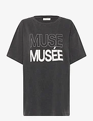 Copenhagen Muse - CMMUSE-LOGO-TEE - t-shirts - med. grey melange - 1