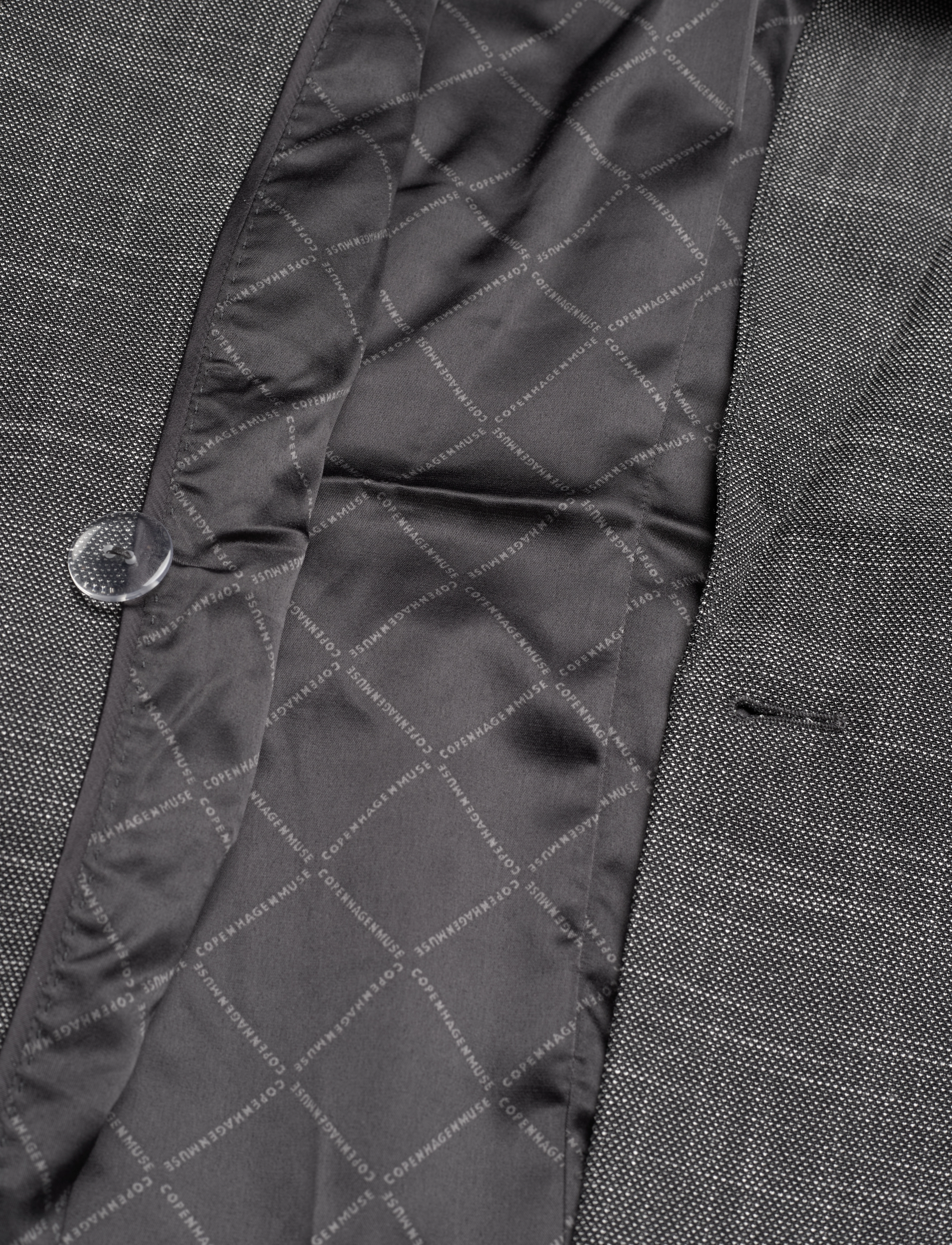 Copenhagen Muse - CMTONNIE-BLAZER - dark grey melange w. off-white - 5