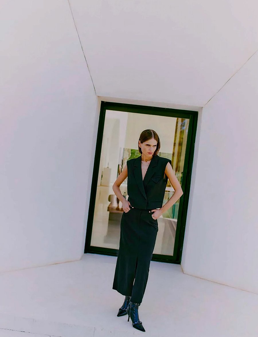 Copenhagen Muse - CMTAILOR-SKIRT - midi kjolar - black - 2