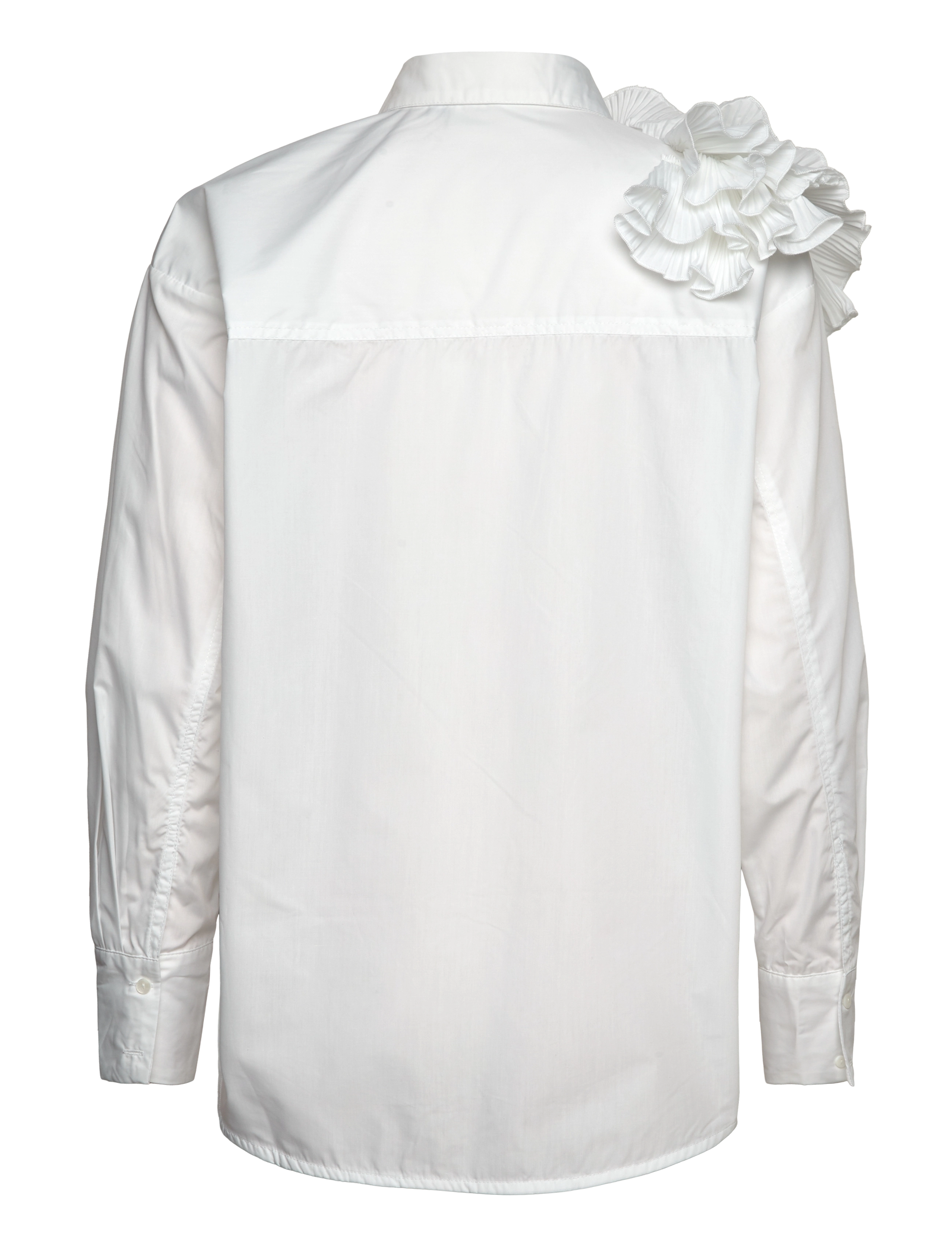 Copenhagen Muse - CMPLEAT-FRILL-SHIRT - bright white - 1