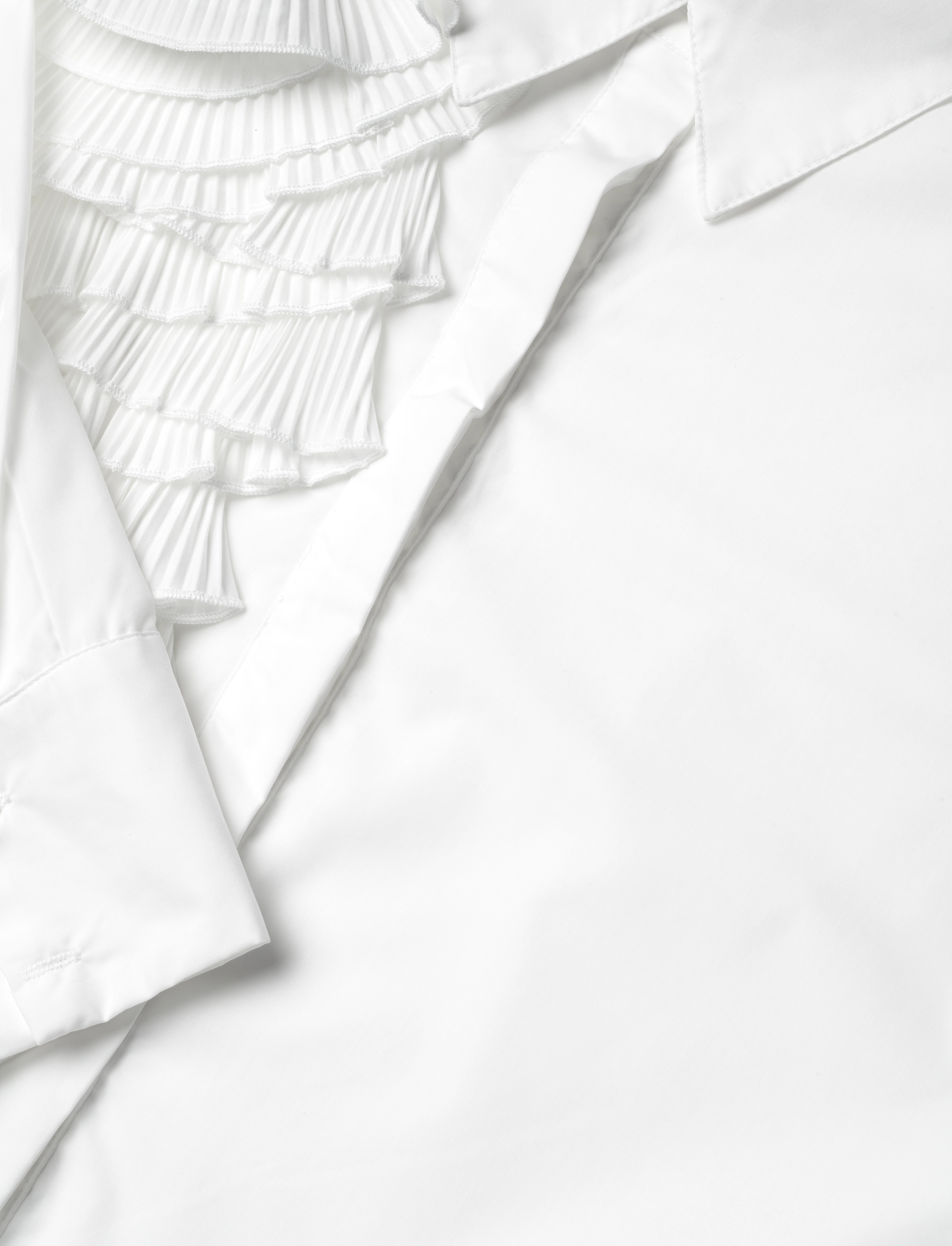 Copenhagen Muse - CMPLEAT-FRILL-SHIRT - bright white - 3