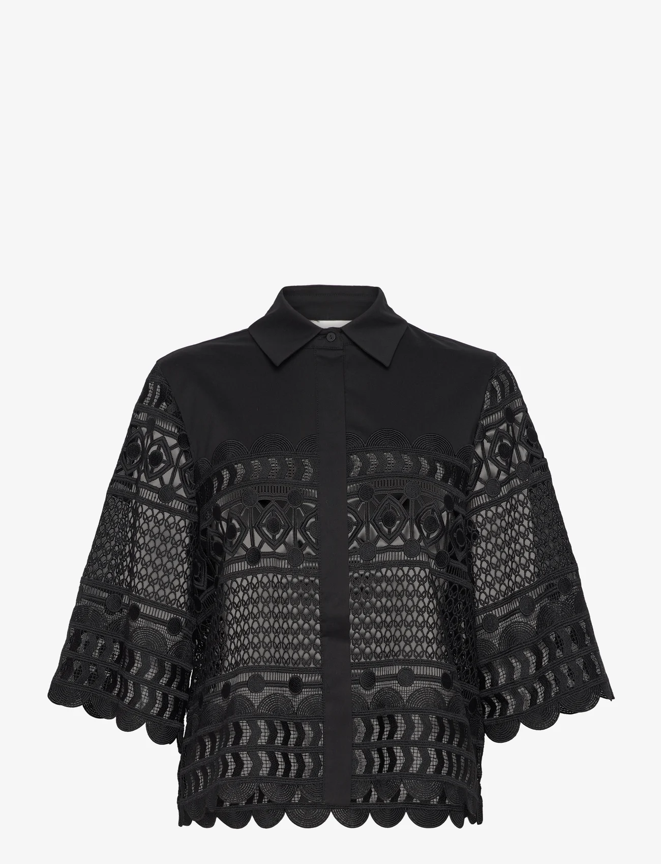 Copenhagen Muse - CMVITRA-SHIRT - short-sleeved shirts - black - 1