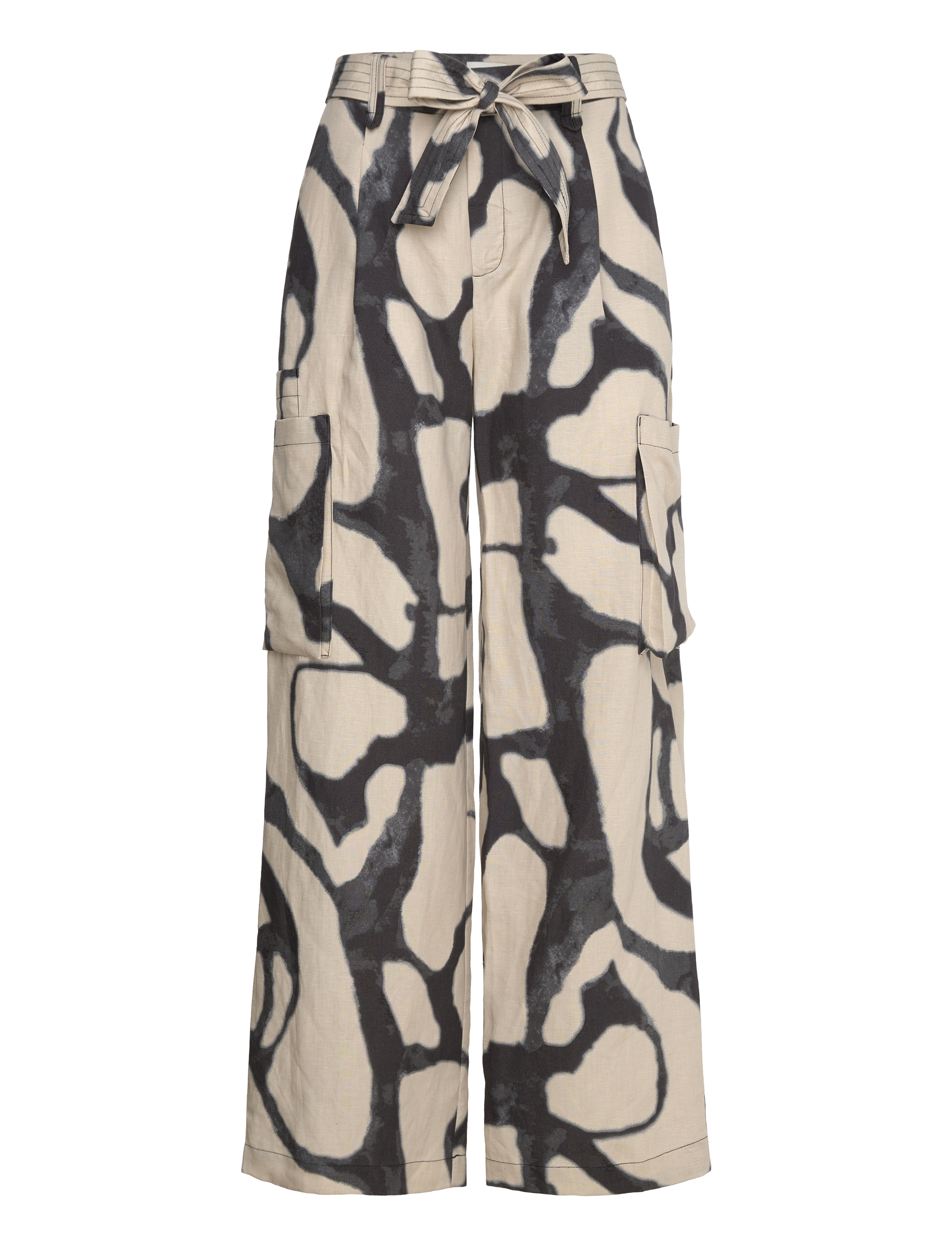 Copenhagen Muse - CMNATU-PANT - oyster gray w. black - 1