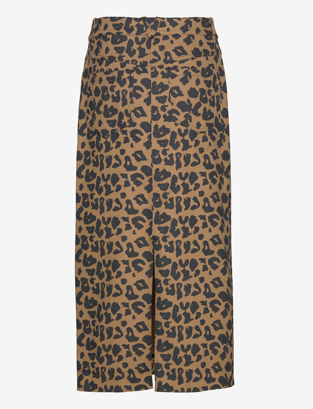 Copenhagen Muse - CMLEORA-SKIRT - spódnice do kolan i midi - kangaroo w. black - 2