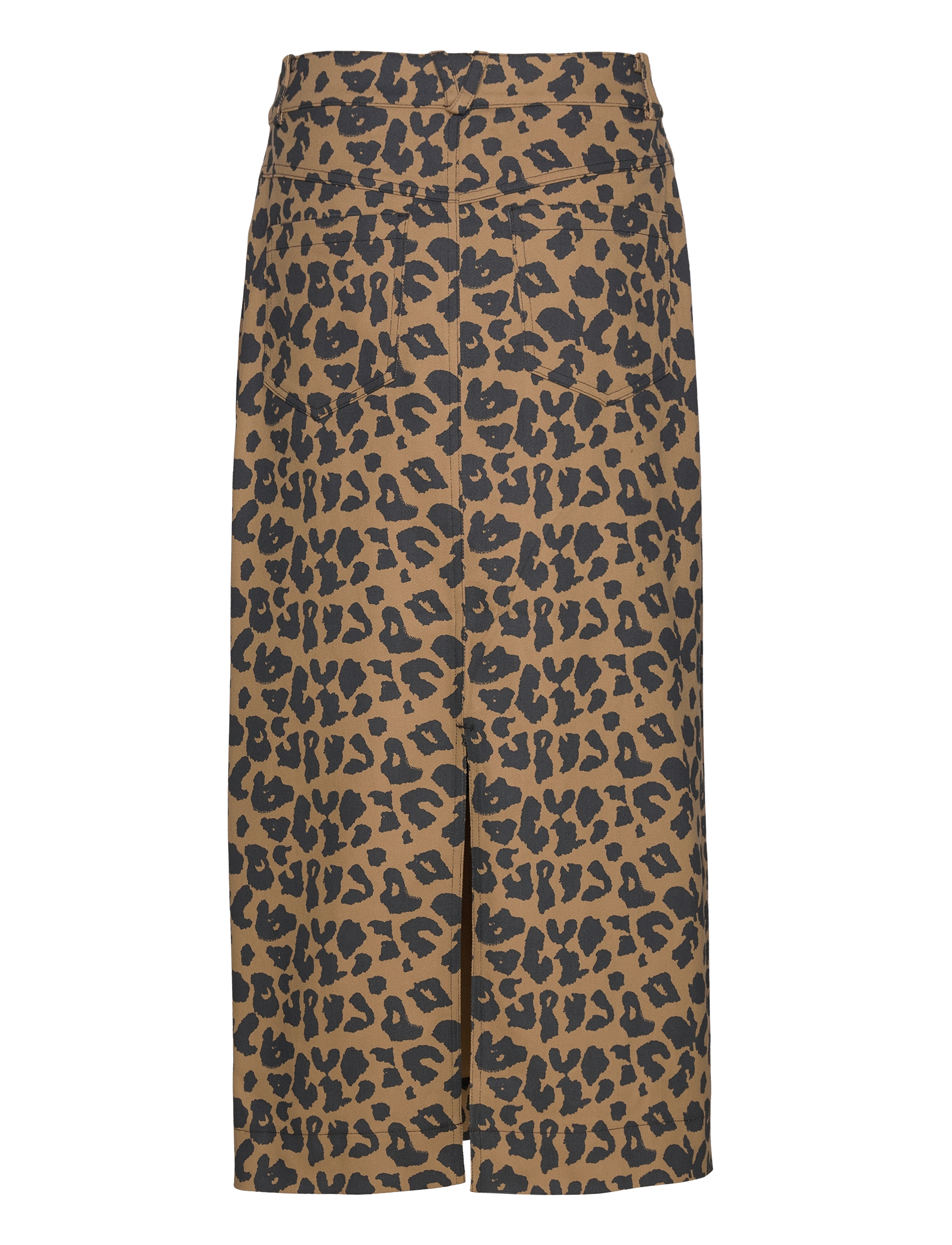 Copenhagen Muse - CMLEORA-SKIRT - kangaroo w. black - 2