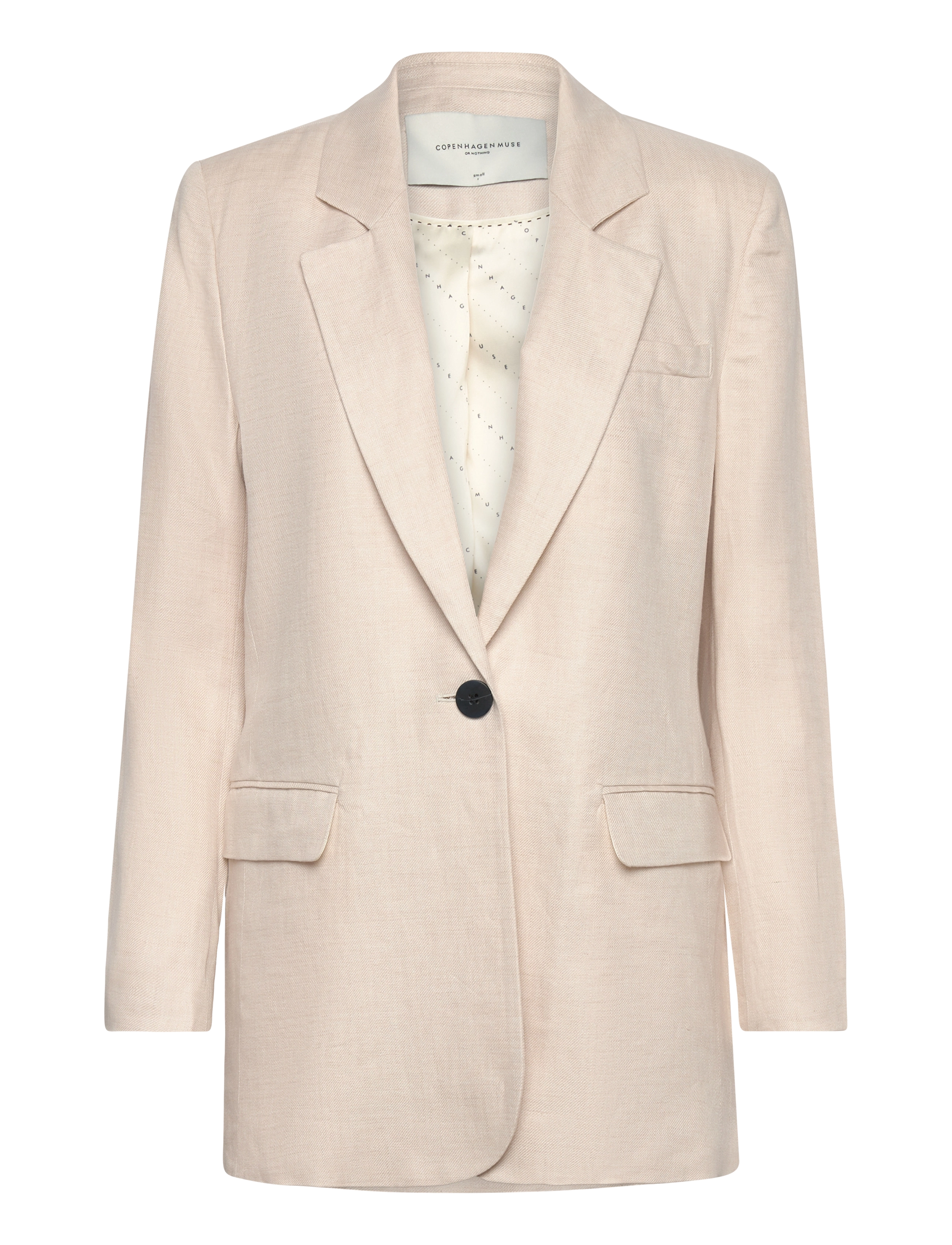 Copenhagen Muse Cmnature-Blazer, XXS, Blazer, Beige - Single Breasted Frauen