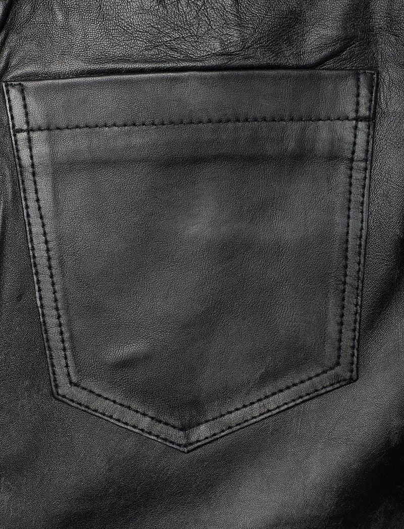 Copenhagen Muse - CMQUEEN-LONG-SKIRT - skinnkjolar - black w. grey - 4