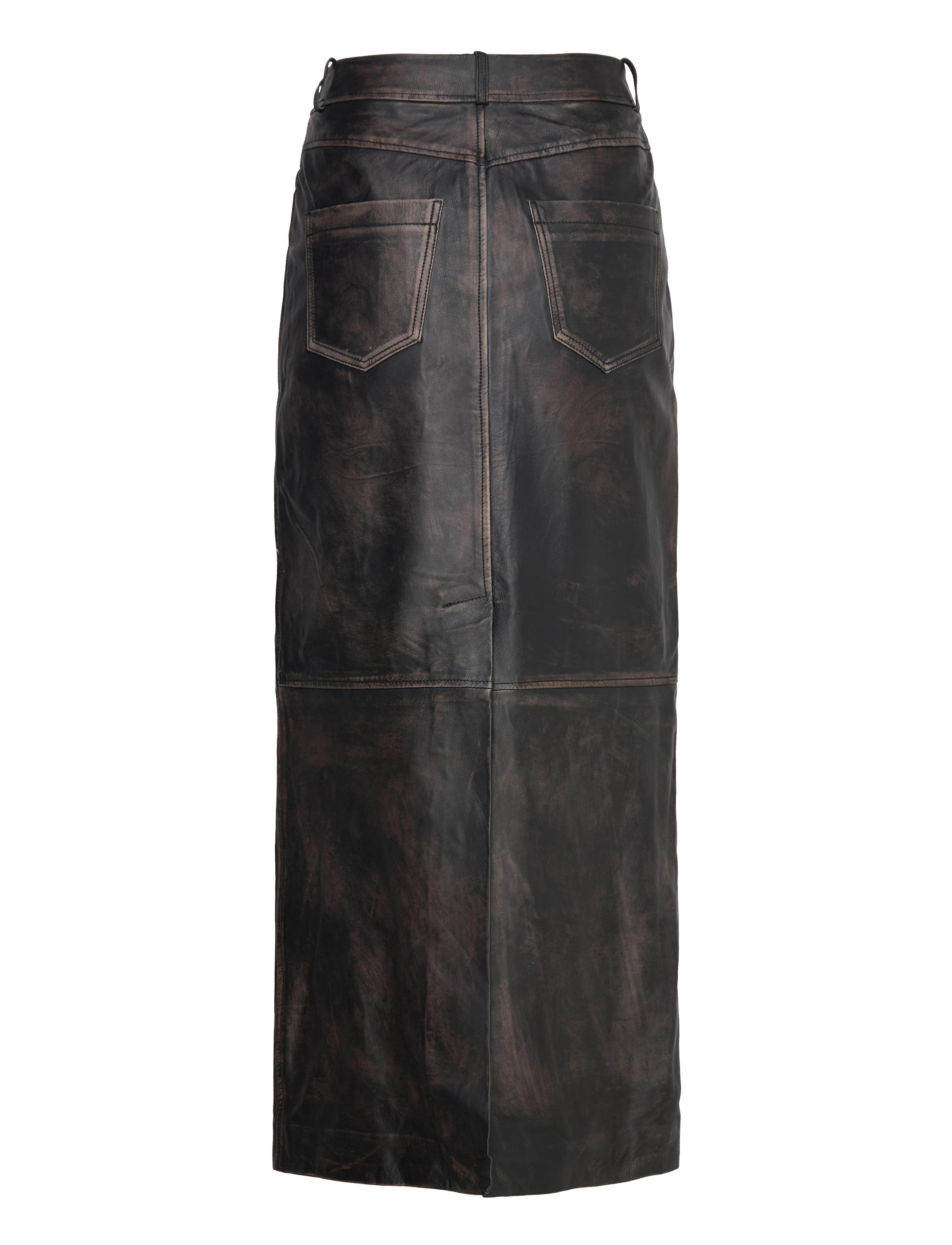 Copenhagen Muse - CMQUEEN-LONG-SKIRT - black w. timber wolf - 1