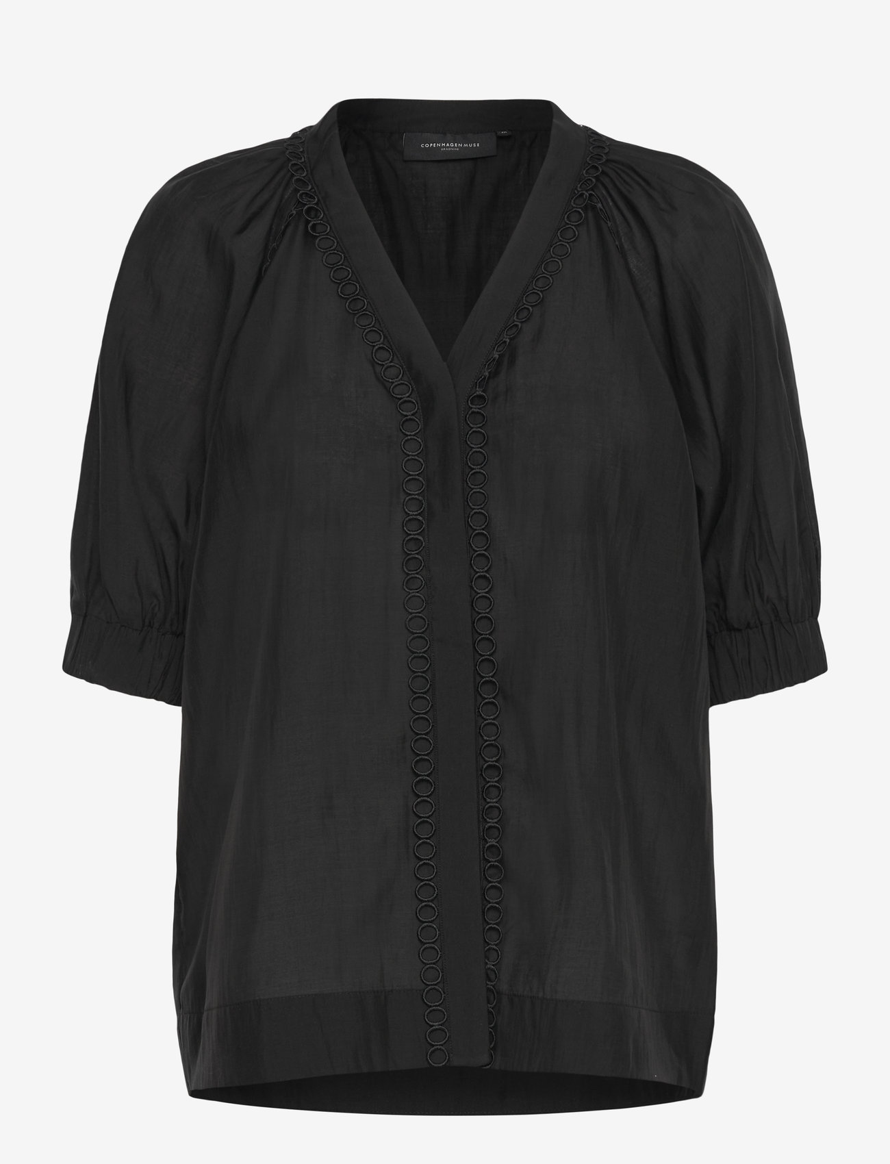 Copenhagen Muse - CMMOLLY-SHIRT - kortærmede bluser - black - 0
