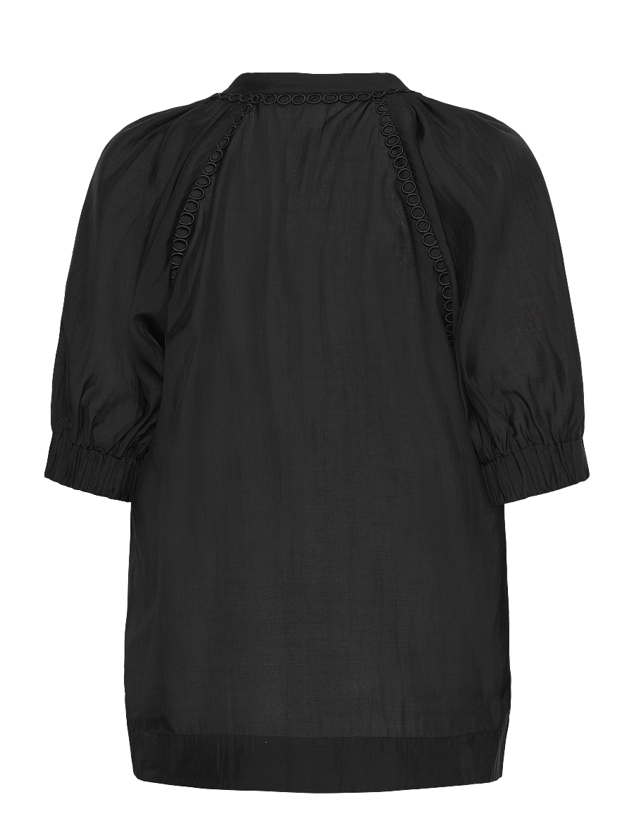Copenhagen Muse - CMMOLLY-SHIRT - short-sleeved blouses - black - 1