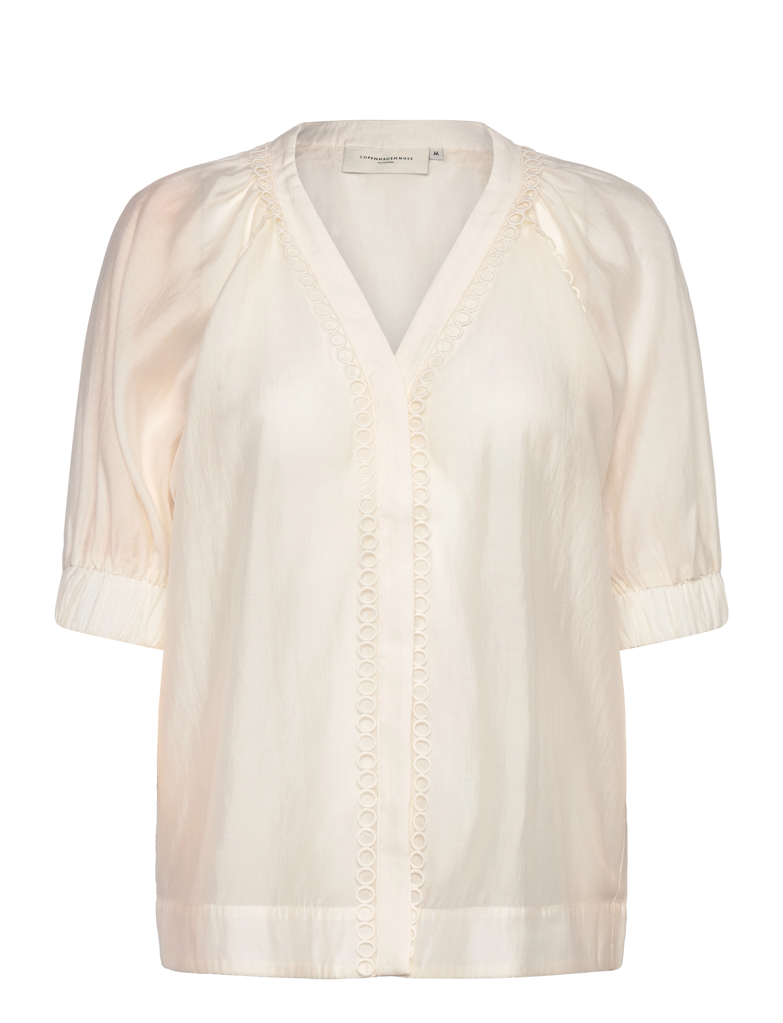 Copenhagen Muse CMMOLLY-SHIRT - Bluser - JET STREAM / cream