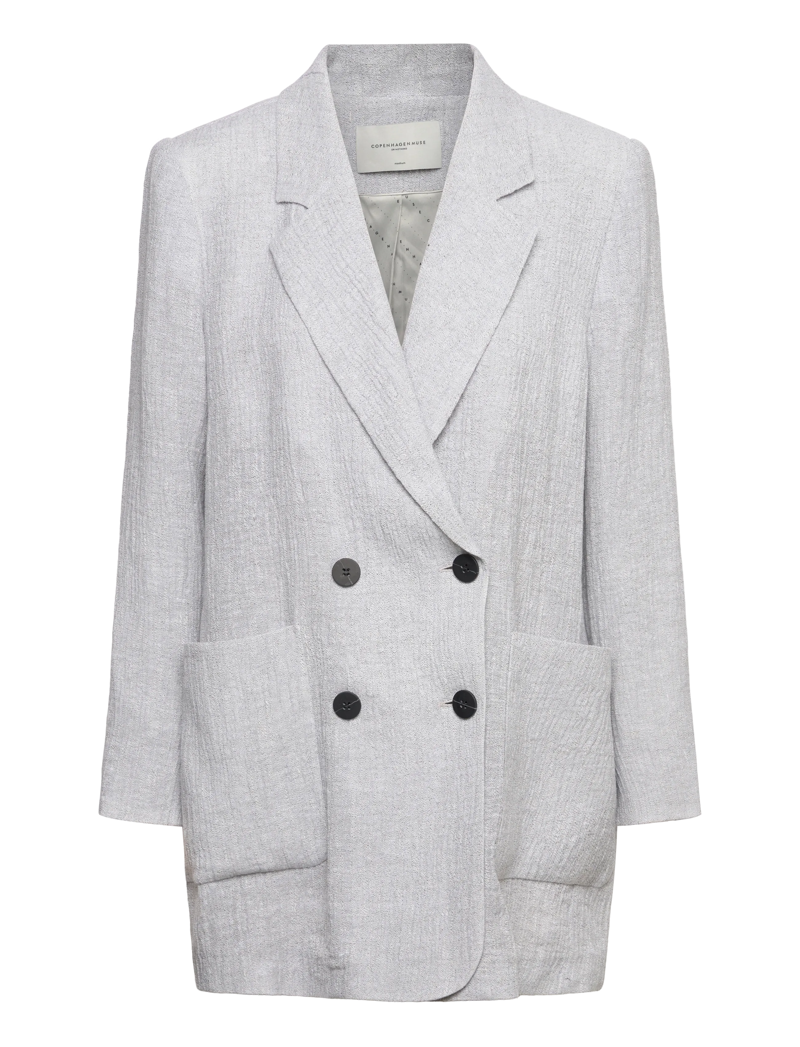 Copenhagen Muse CMLINCY-BLAZER - Wedding guests - LIGHT GREY MELANGE / grey