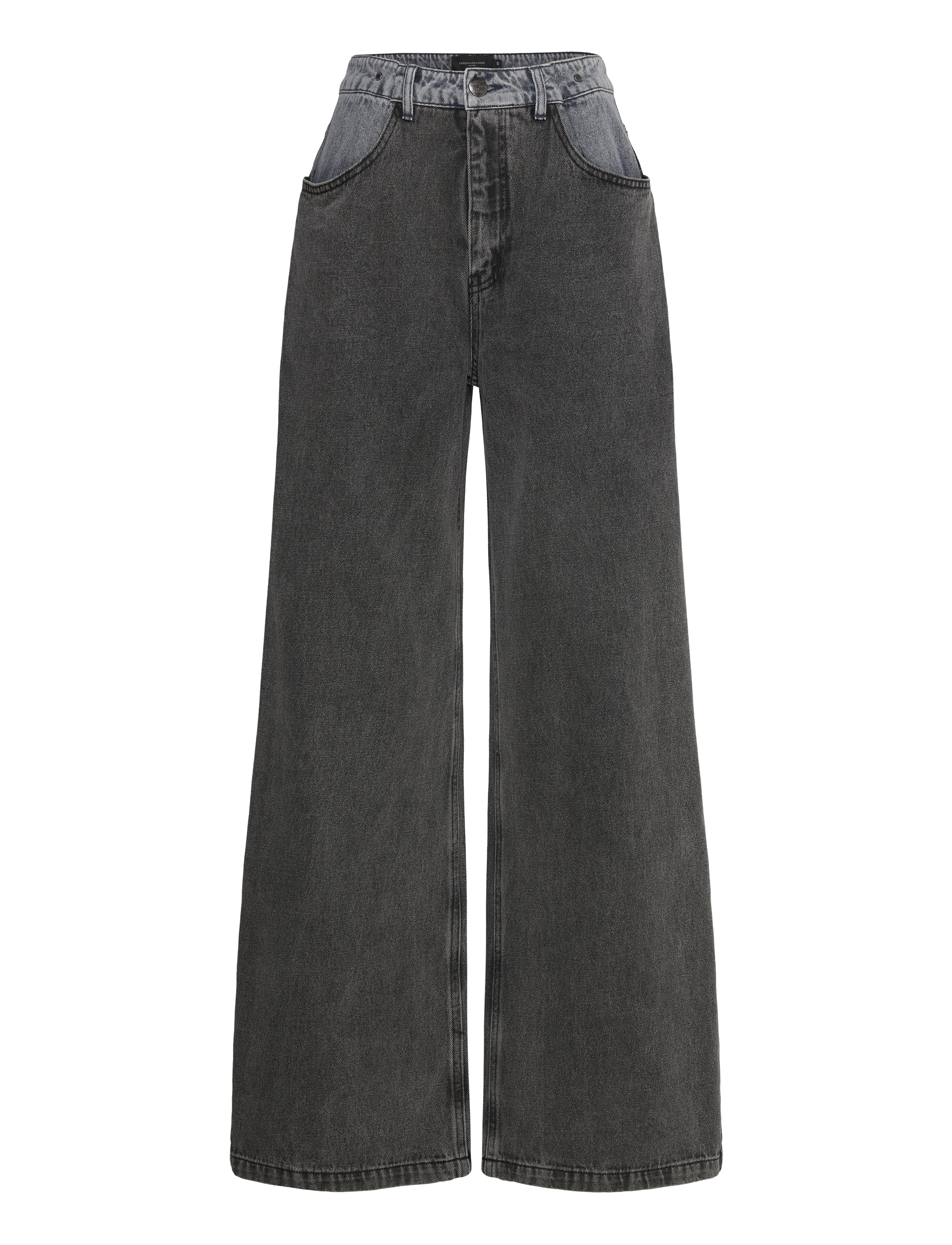 BLACK DENIM W. WASHED BLUE