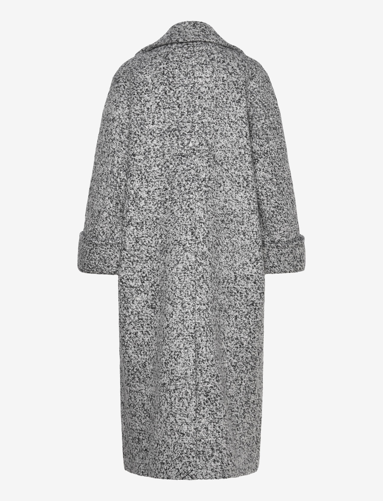 Copenhagen Muse - CMTHEM-COAT - villased mantlid - black w. jet stream - 2