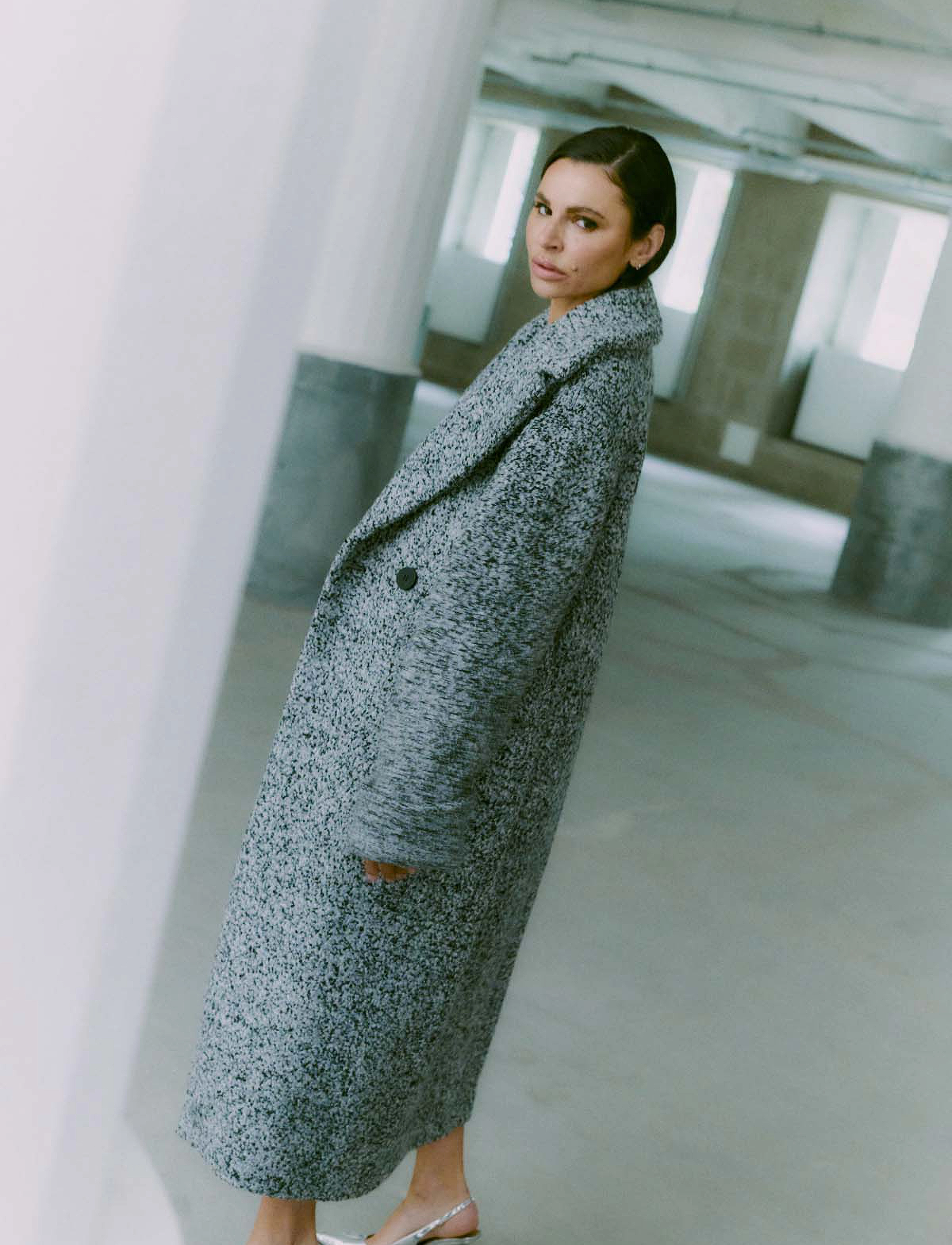 Copenhagen Muse - CMTHEM-COAT - black w. jet stream - 2