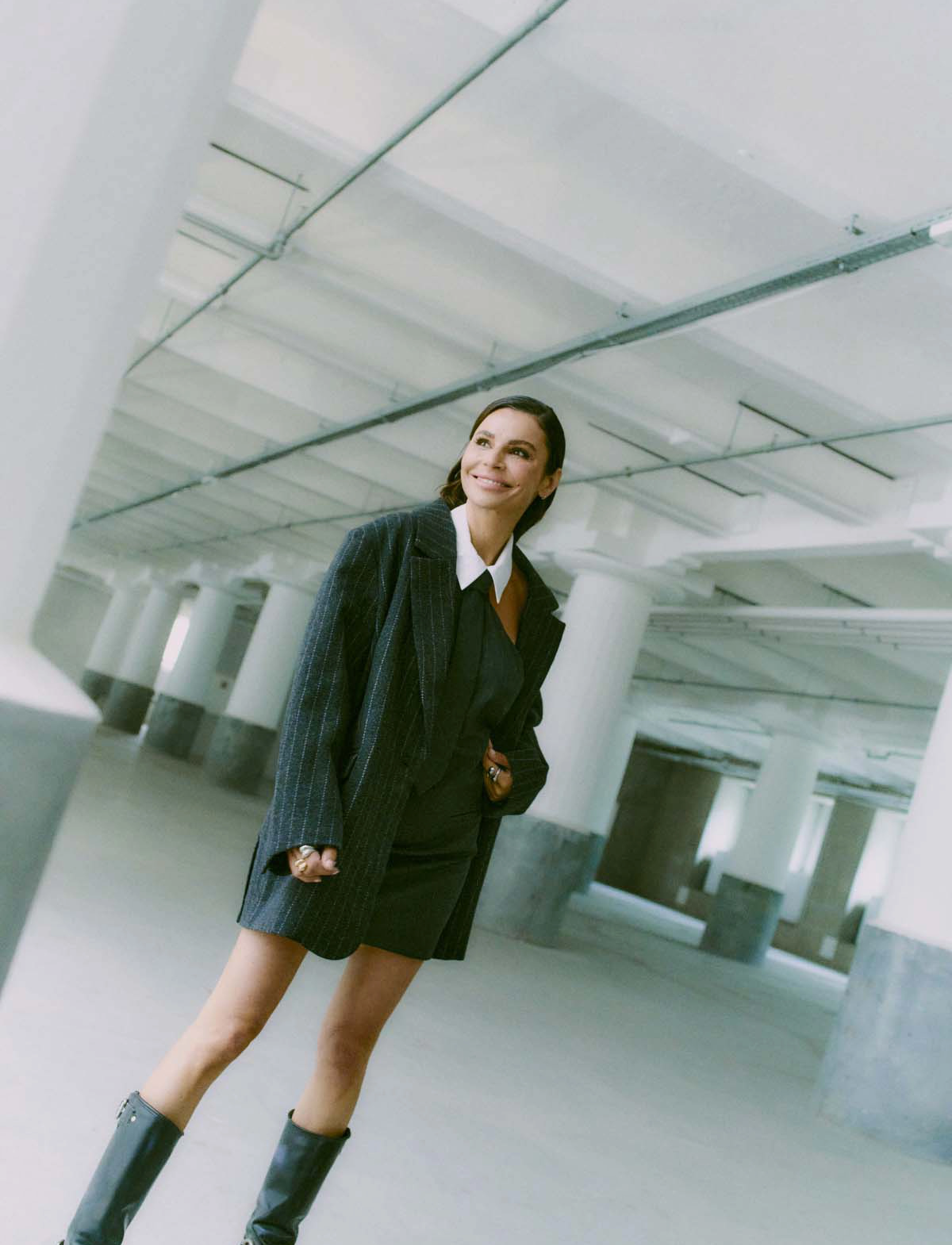 Copenhagen Muse - CMDAI-BLAZER - black w. bright white - 3