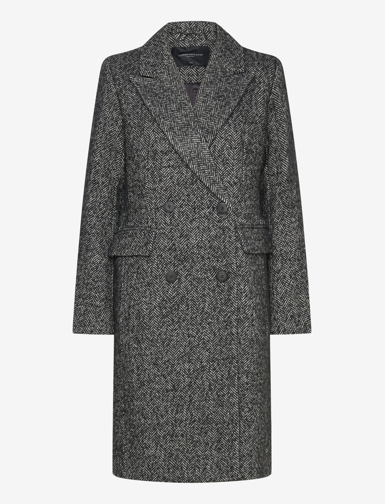 Copenhagen Muse - CMYAN-COAT - black w. jet stream - 1