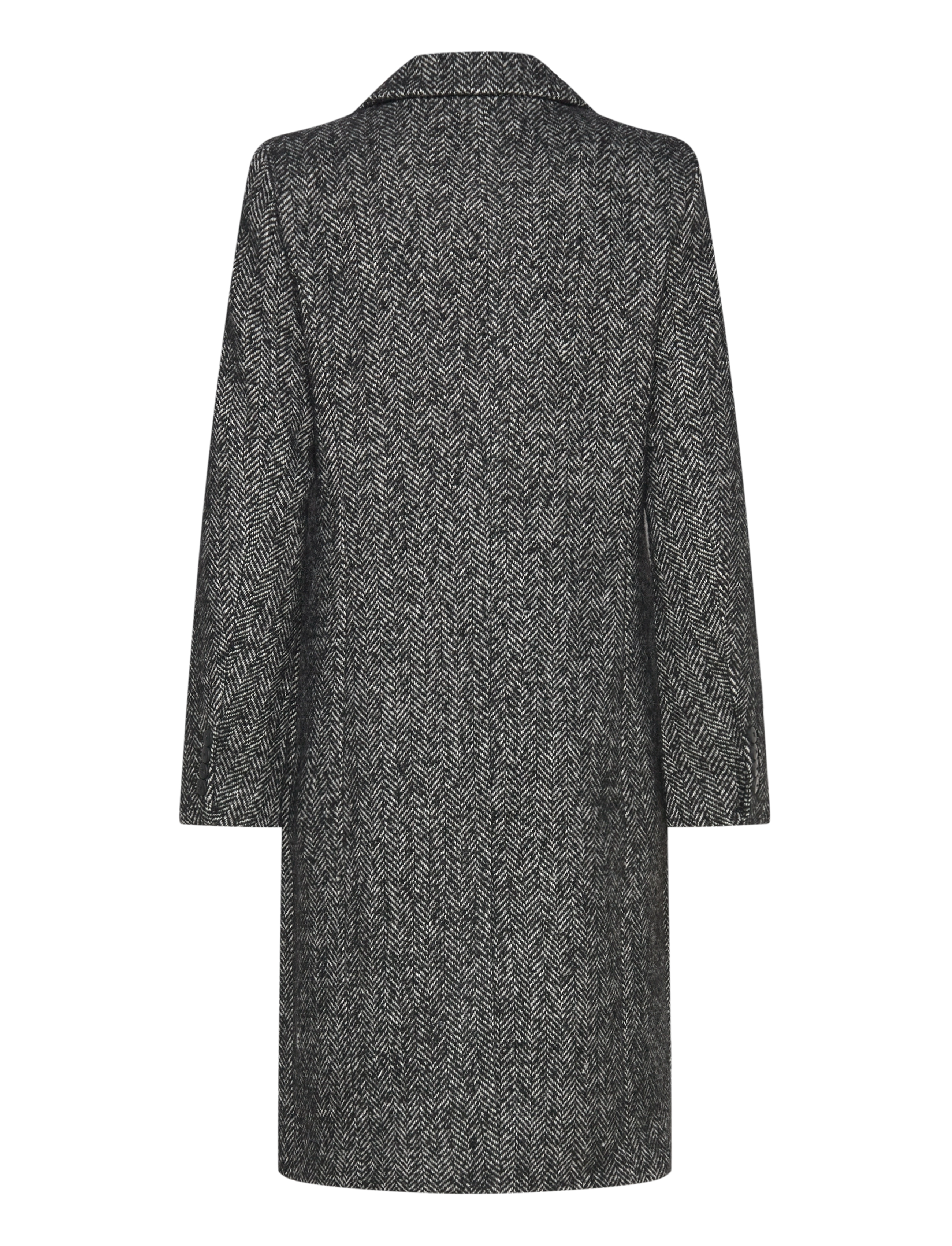 Copenhagen Muse - CMYAN-COAT - uldfrakker - black w. jet stream - 2