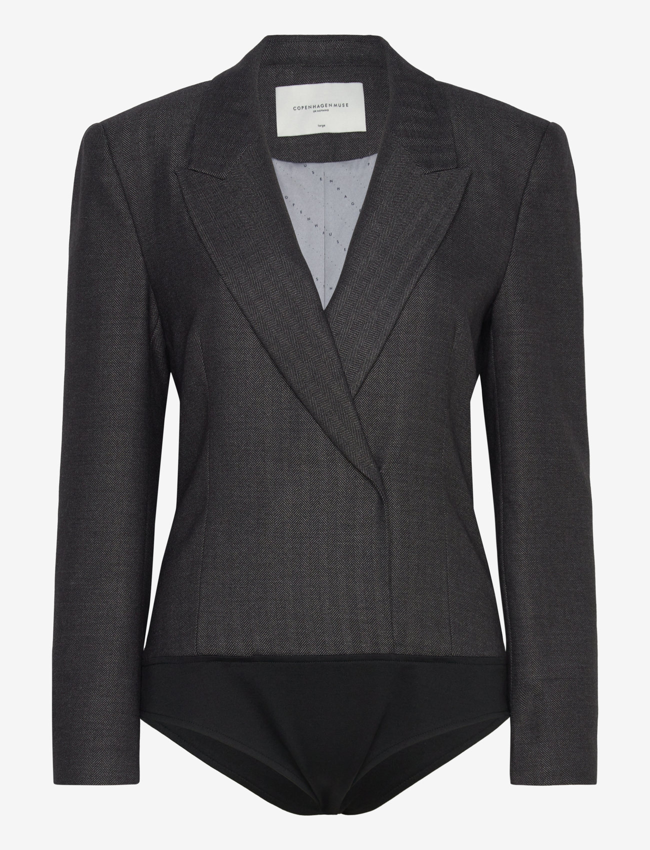 Copenhagen Muse - CMTAILOR-BODY - black w. medium grey mel. - 0