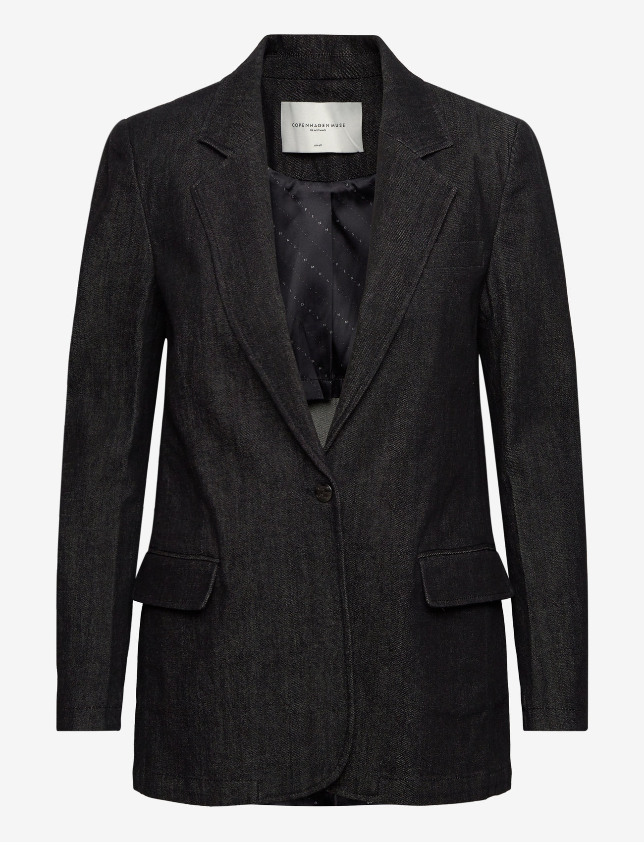 Copenhagen Muse - CMJEAN-BLAZER - enkeltradede blazere - washed black - 0