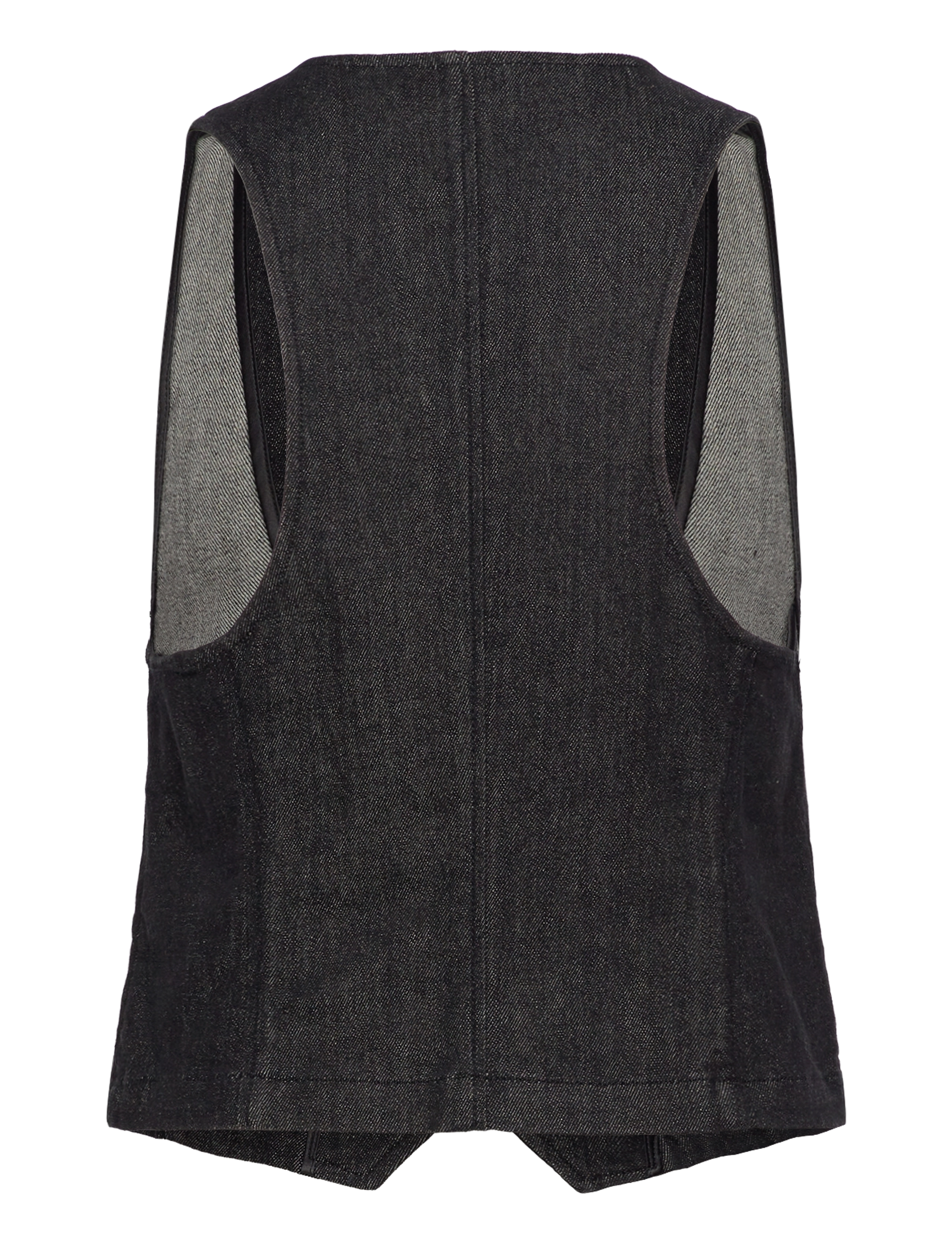 Copenhagen Muse - CMJEAN-WAISTCOAT - washed black - 1