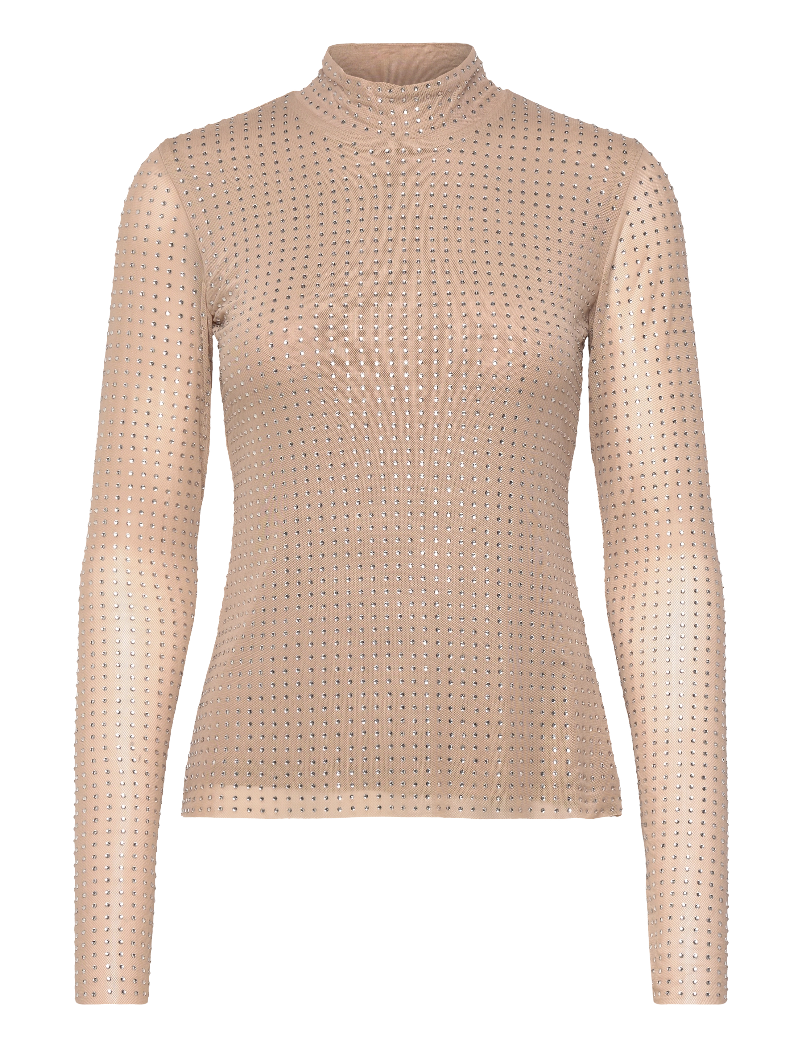Copenhagen Muse Cmstorno-Tee, XS, T-shirts & Oberteile, Beige - Long-sleeved, Frauen