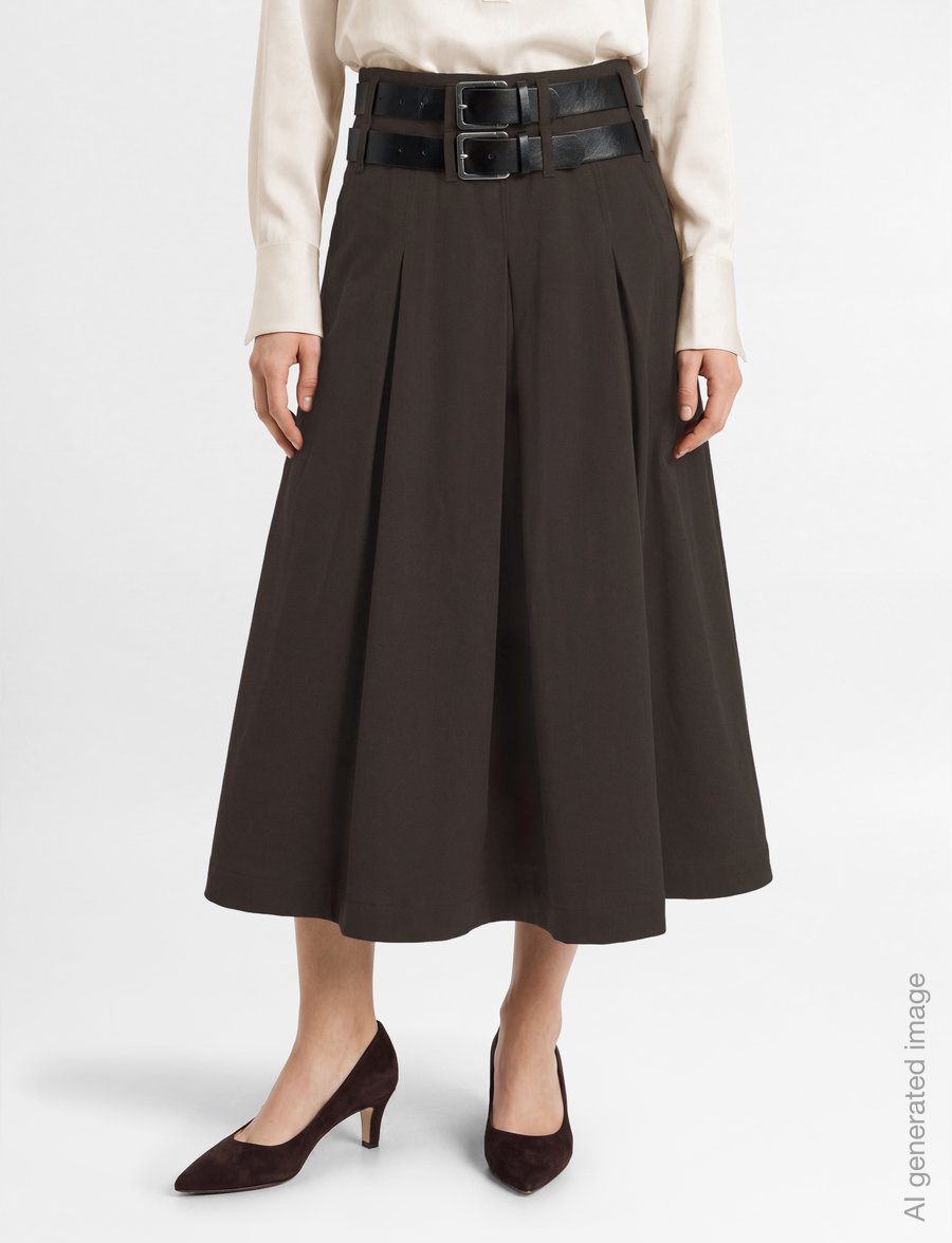 Copenhagen Muse - CMTAILOR-SKIRT - midi kjolar - mulch - 3