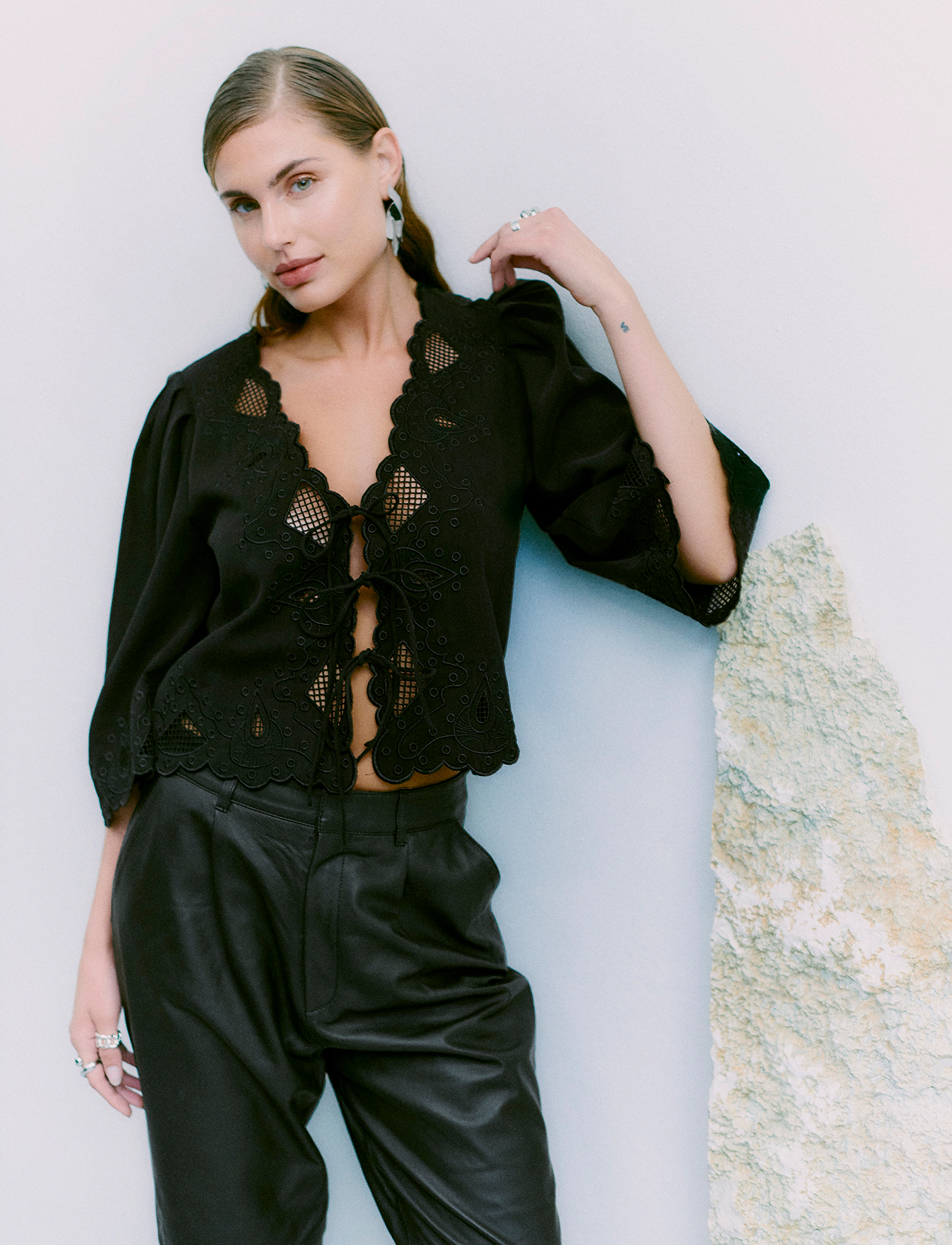 Copenhagen Muse CMMADELYN-BLOUSE - Blusen - BLACK / black