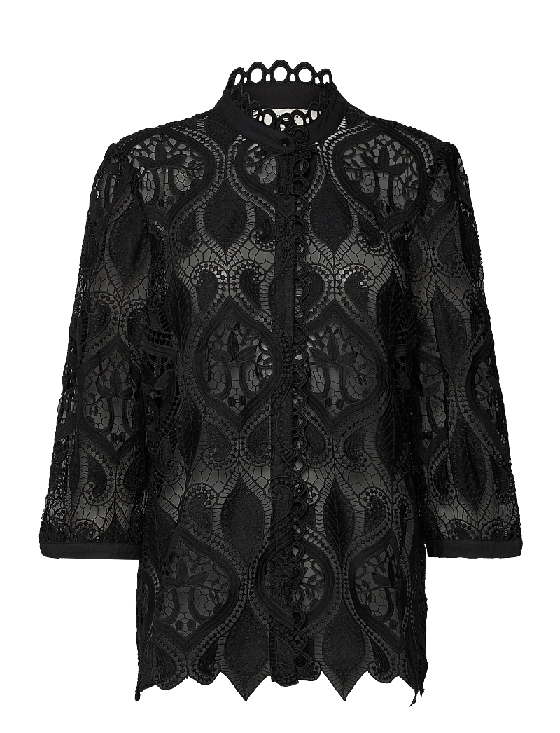 Copenhagen Muse - CMMALULU-SHIRT - langärmlige hemden - black - 0