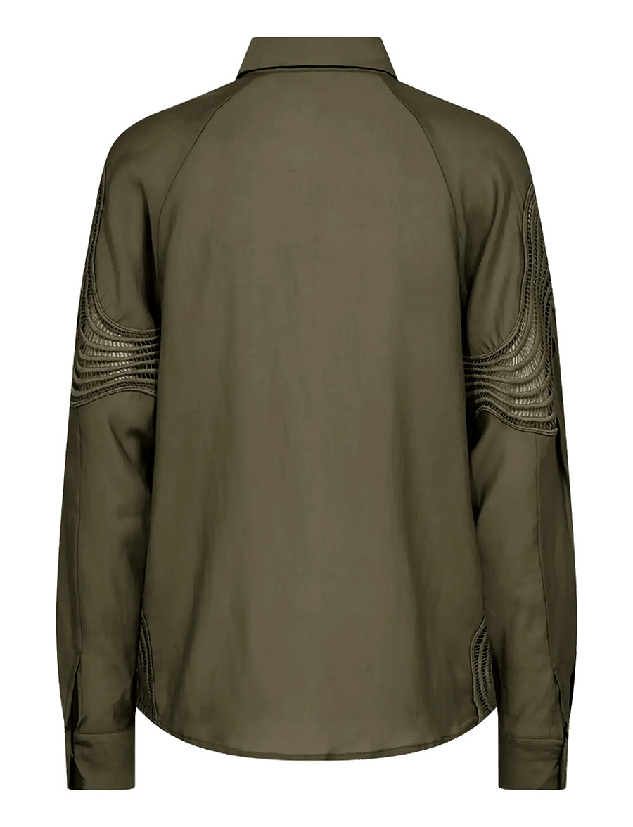 Copenhagen Muse - CMMOLLY-SHIRT - langærmede skjorter - ivy green - 1