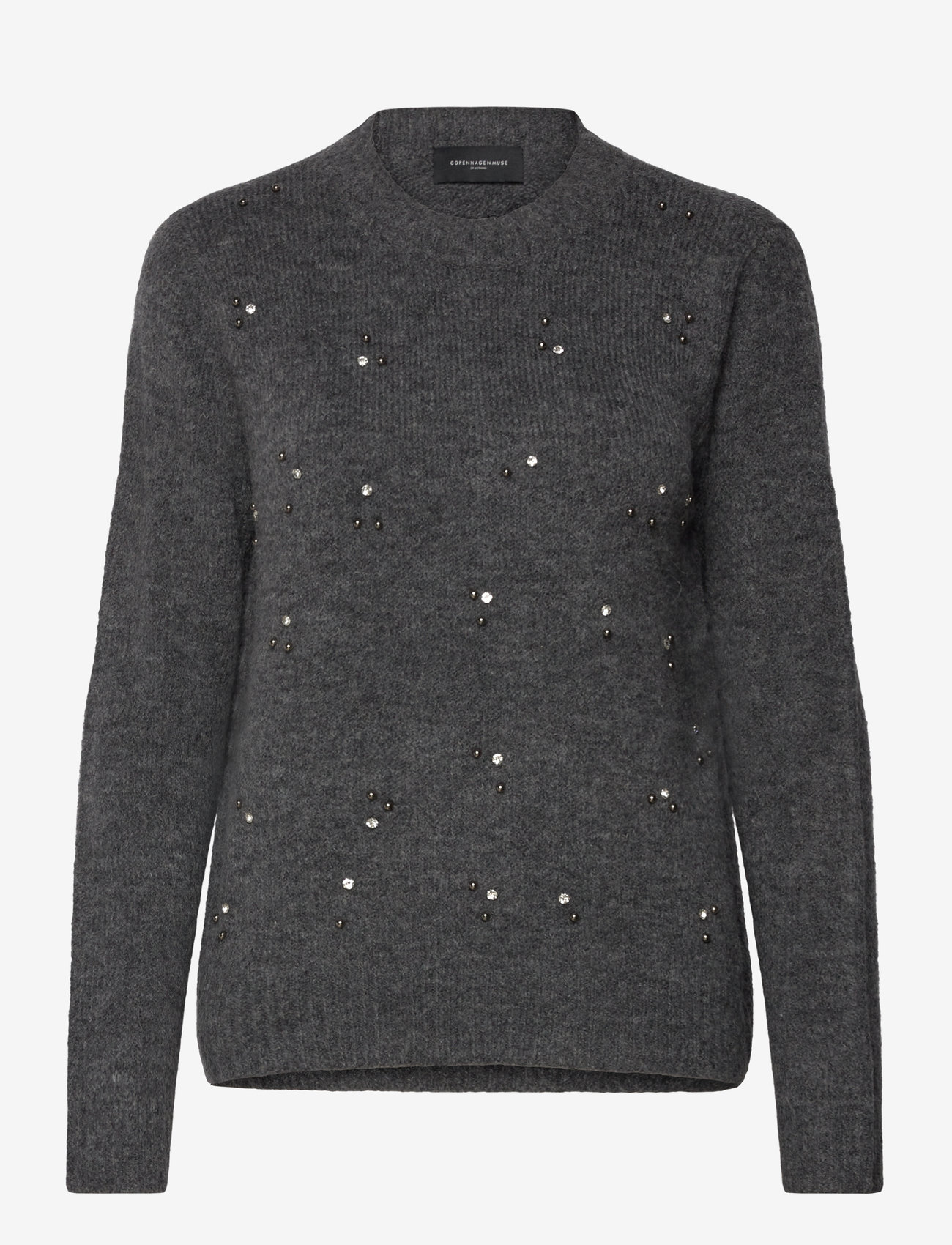 Copenhagen Muse - CMDIAMOND-PULLOVER - dark grey melange - 0