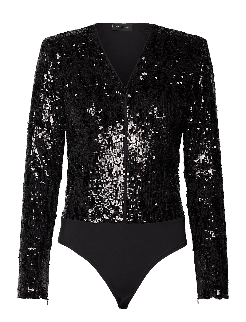 Copenhagen Muse - CMSEQUINCE-BODYSTOCKING - bodies - black - 0