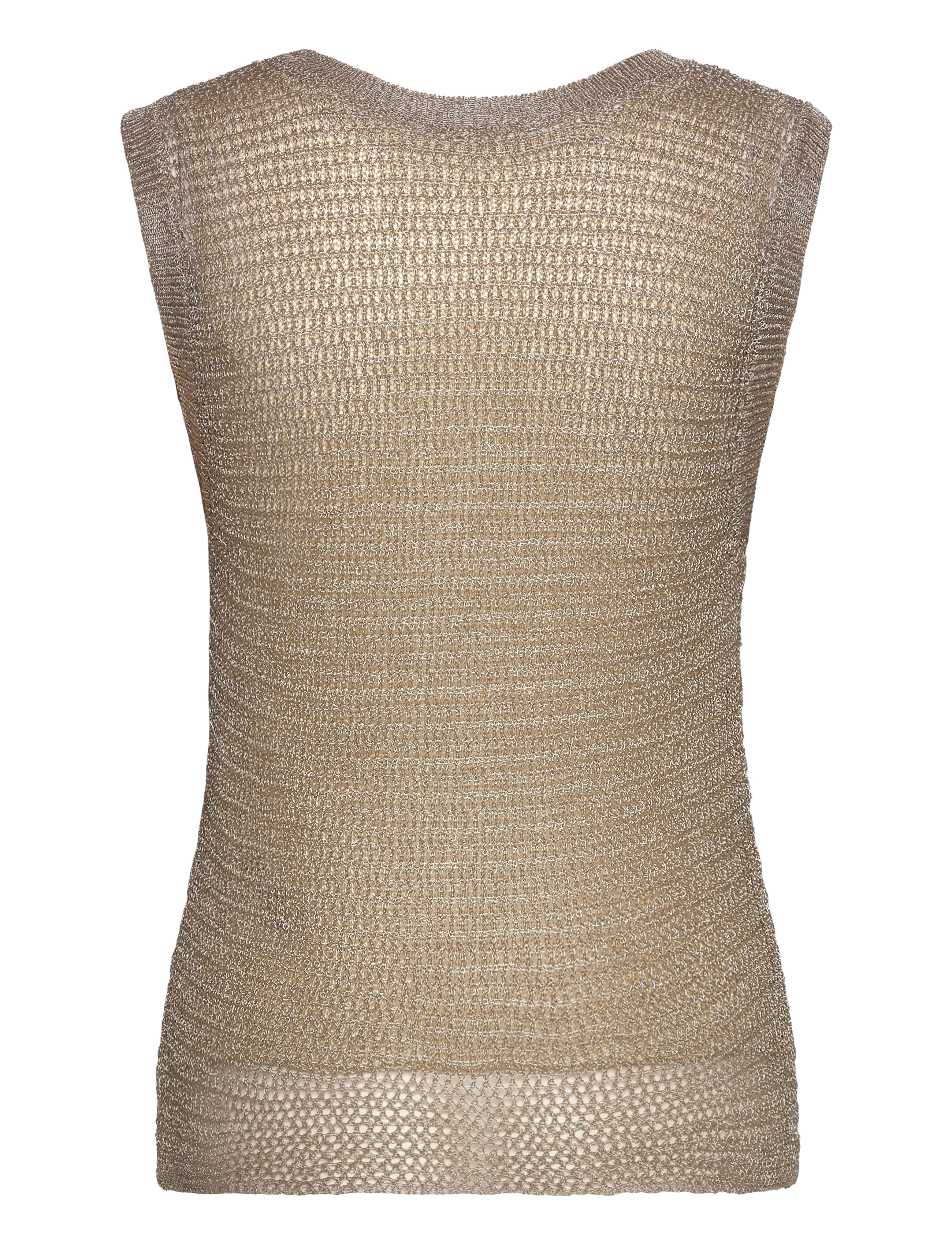 Copenhagen Muse - CMMETESA-TOP - Ærmeløse bluser - gold metallic - 1