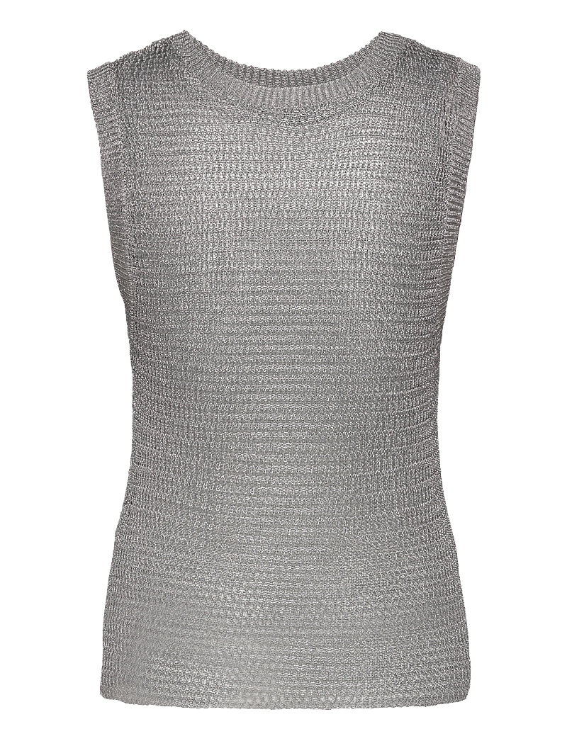 Copenhagen Muse - CMMETESA-TOP - Ärmellose blusen - silver metallic - 2