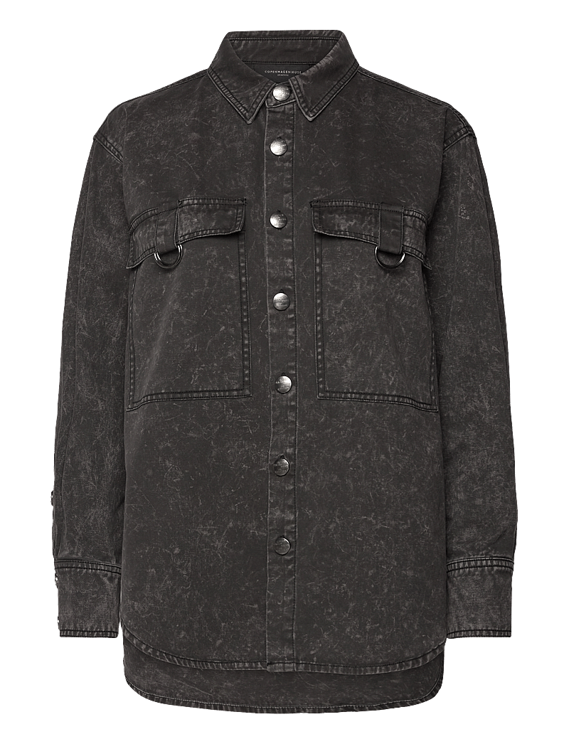Copenhagen Muse - CMJENNI-JACKET - denim shirts - washed black - 1
